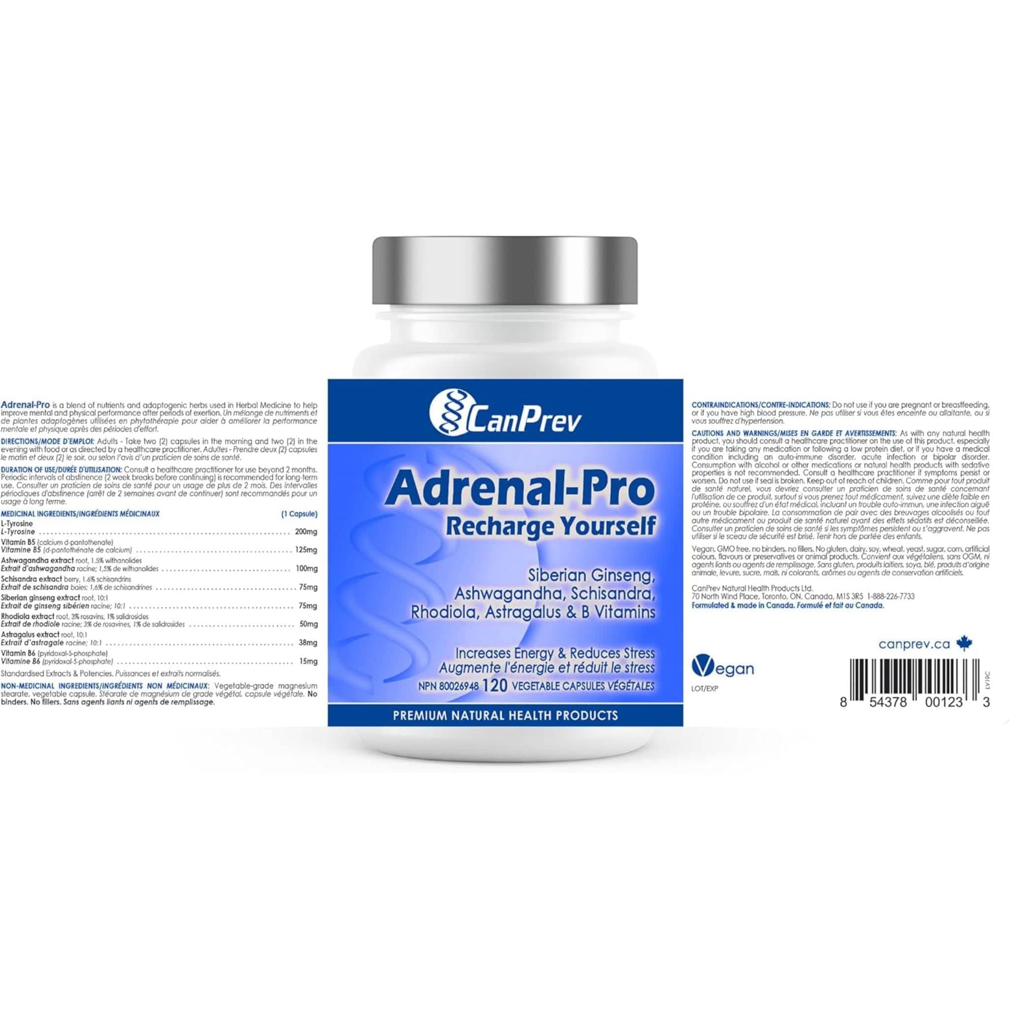 CanPrev Adrenal Pro, 120 Vegicaps - Image 3
