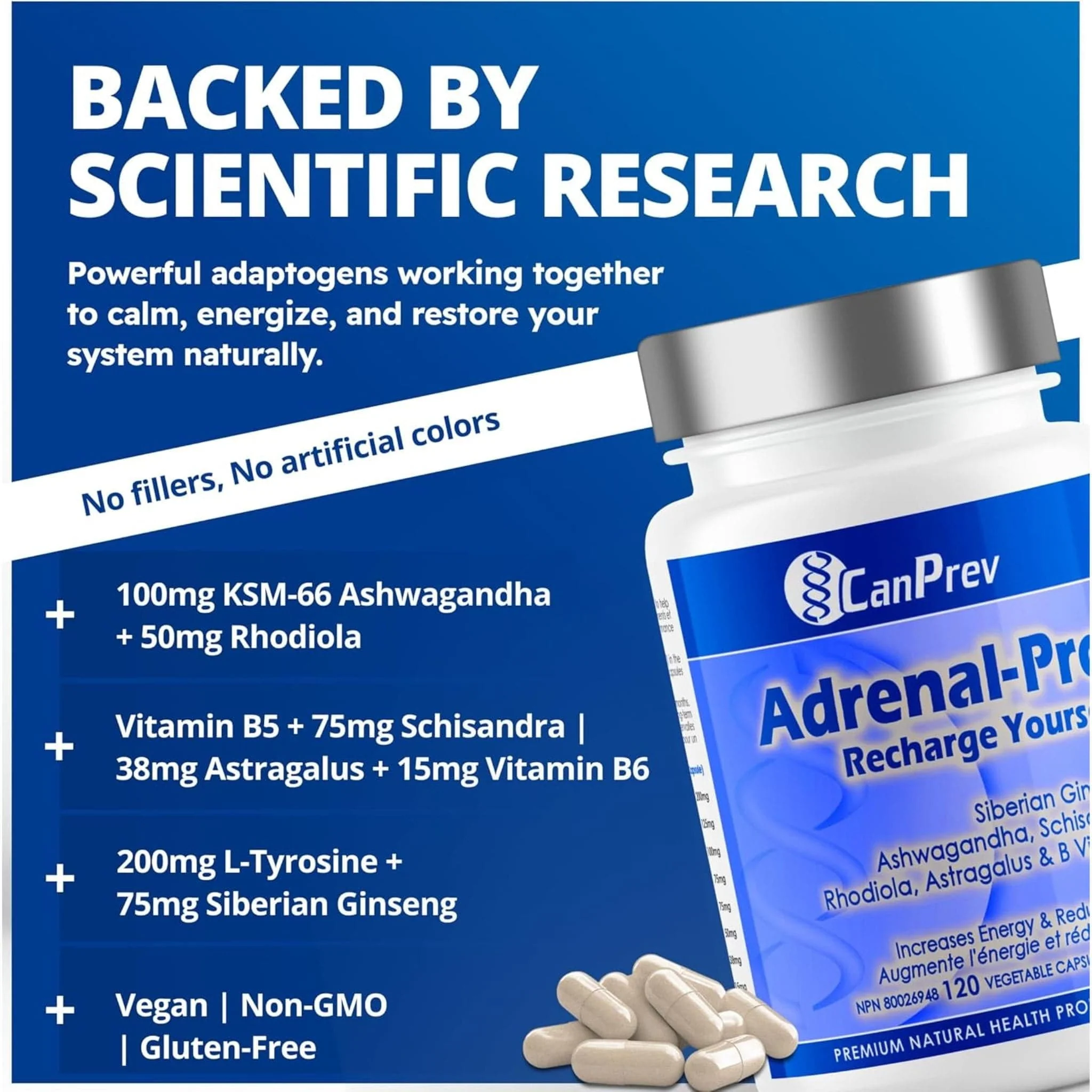 CanPrev Adrenal Pro, 120 Vegicaps - Image 5