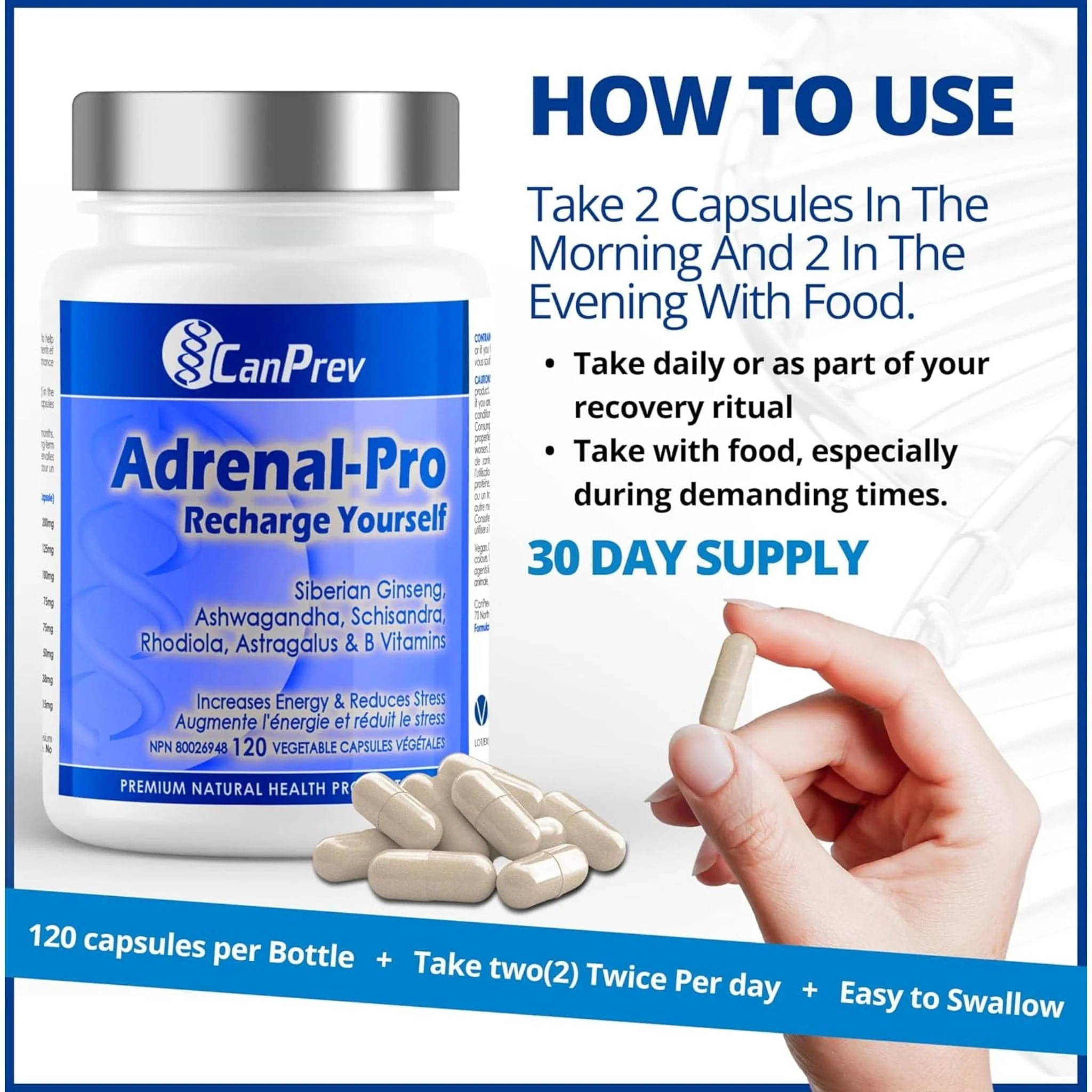 CanPrev Adrenal Pro, 120 Vegicaps - Image 7