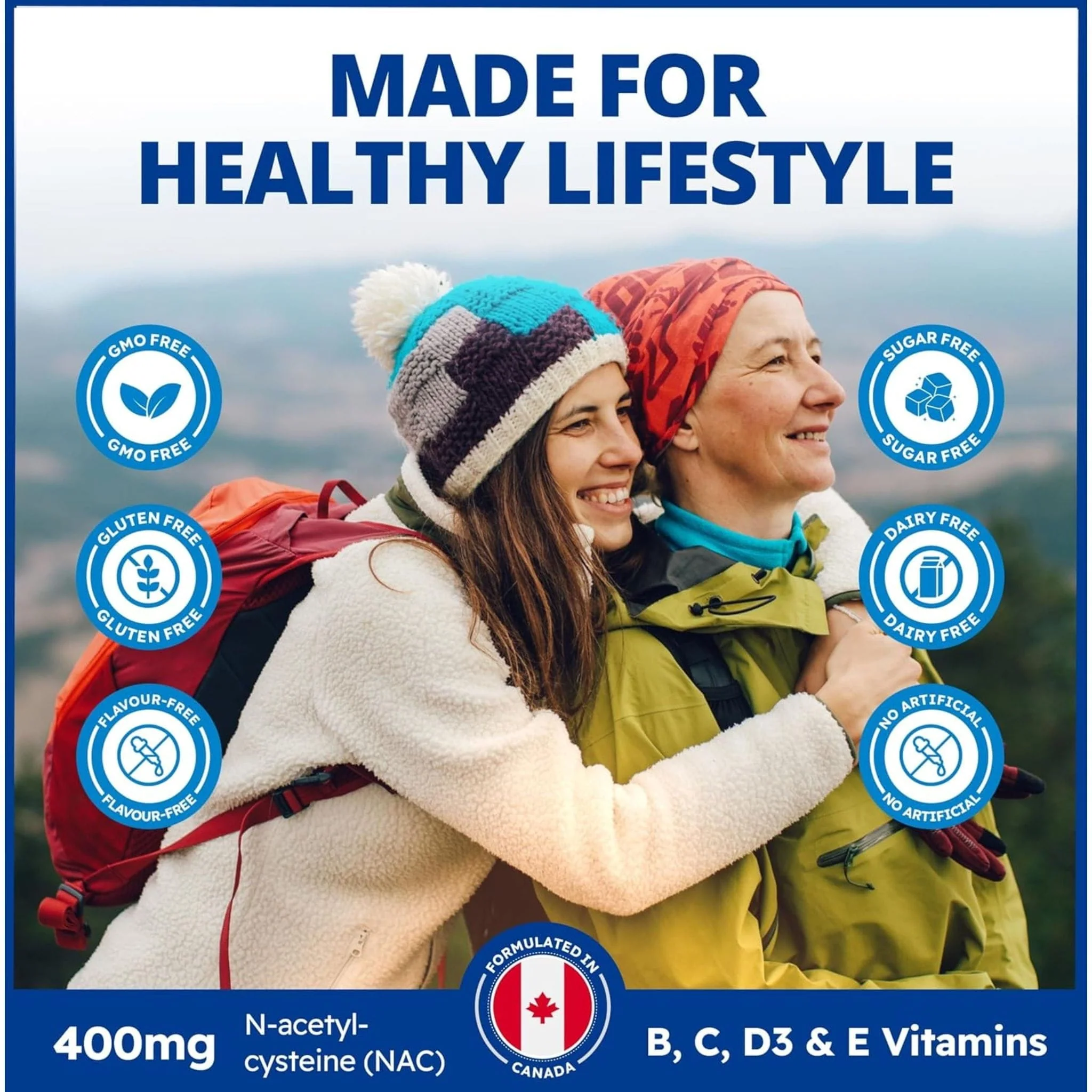 CanPrev Healthy Lungs (NAC, Quercetin, Vitamin C + more!), 90 Vegicaps - Image 8