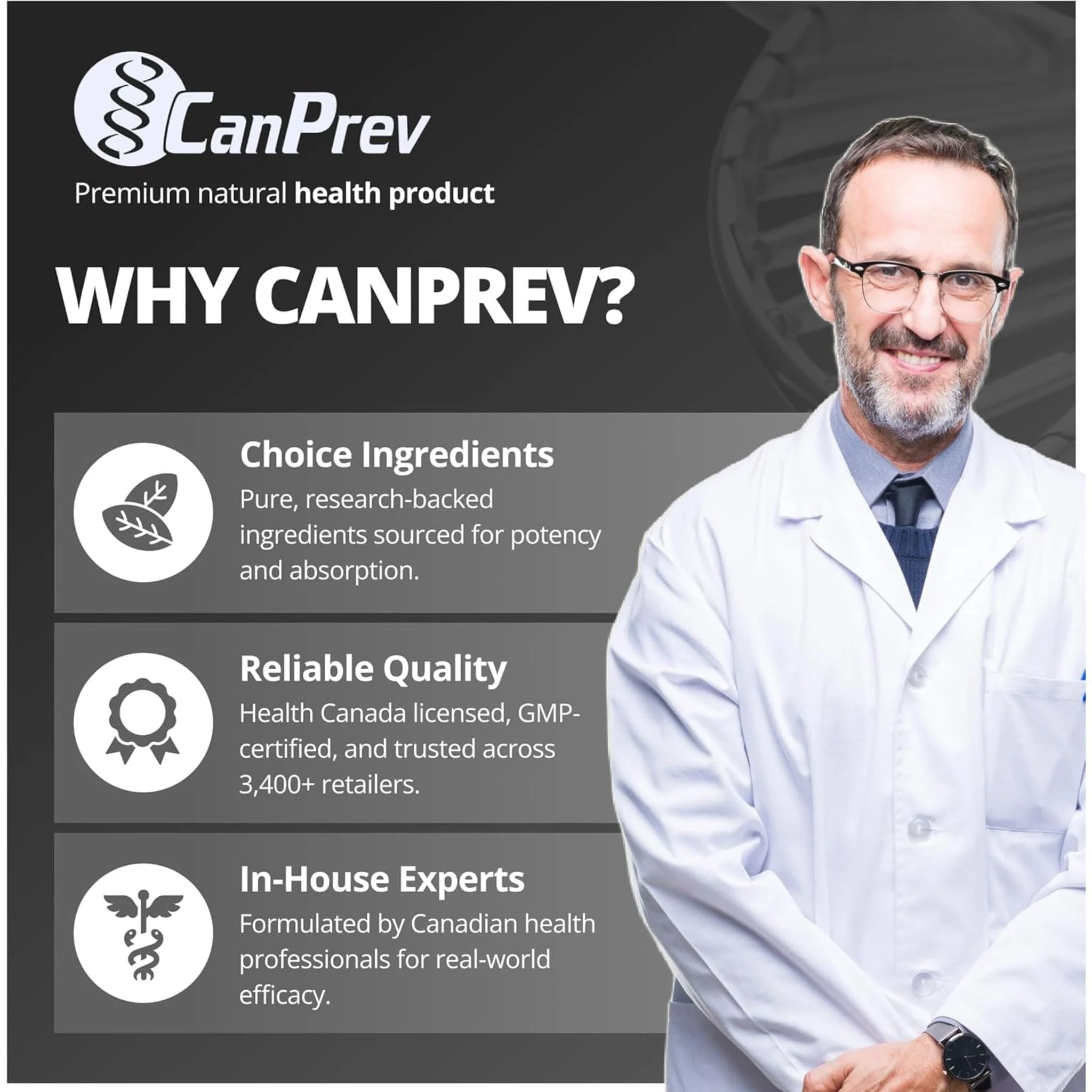 CanPrev Prostate-Pro + Maca Support, 100 Vegicaps - Image 10