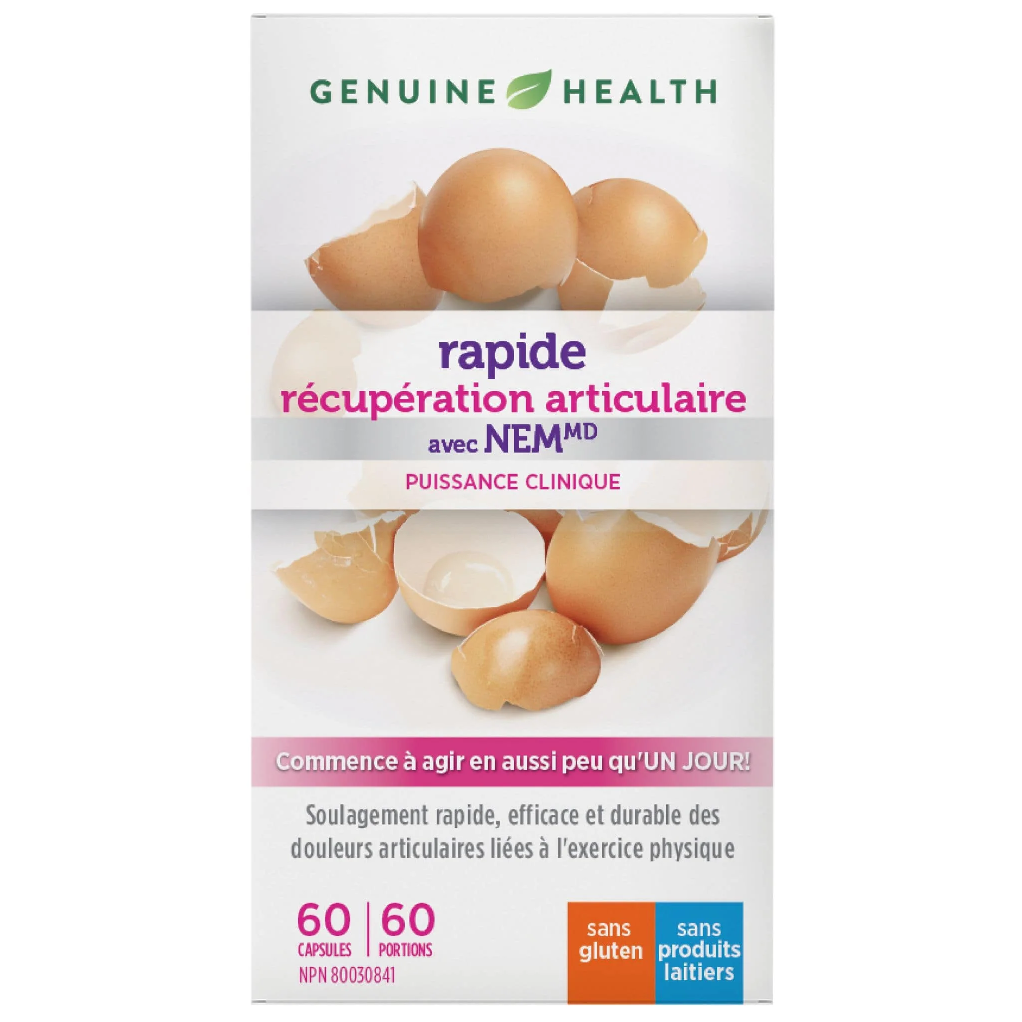 Genuine Health Joint Recovery NEM, Starts working in as little as 1 day, 60 Capsules - Image 4