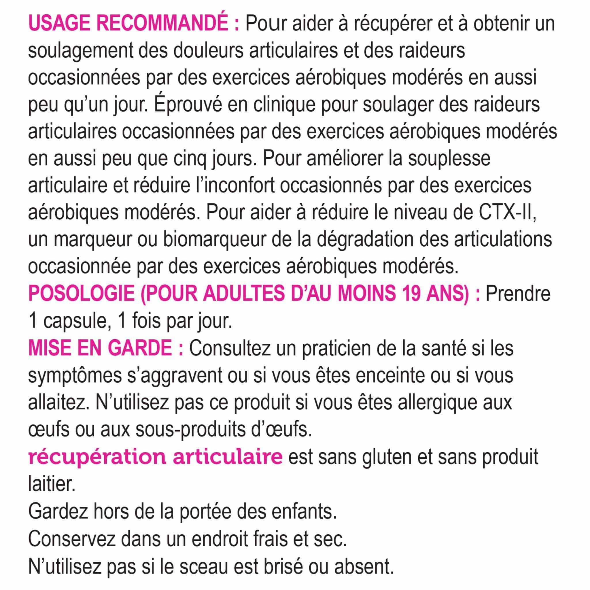 Genuine Health Joint Recovery NEM, Starts working in as little as 1 day, 60 Capsules - Image 6