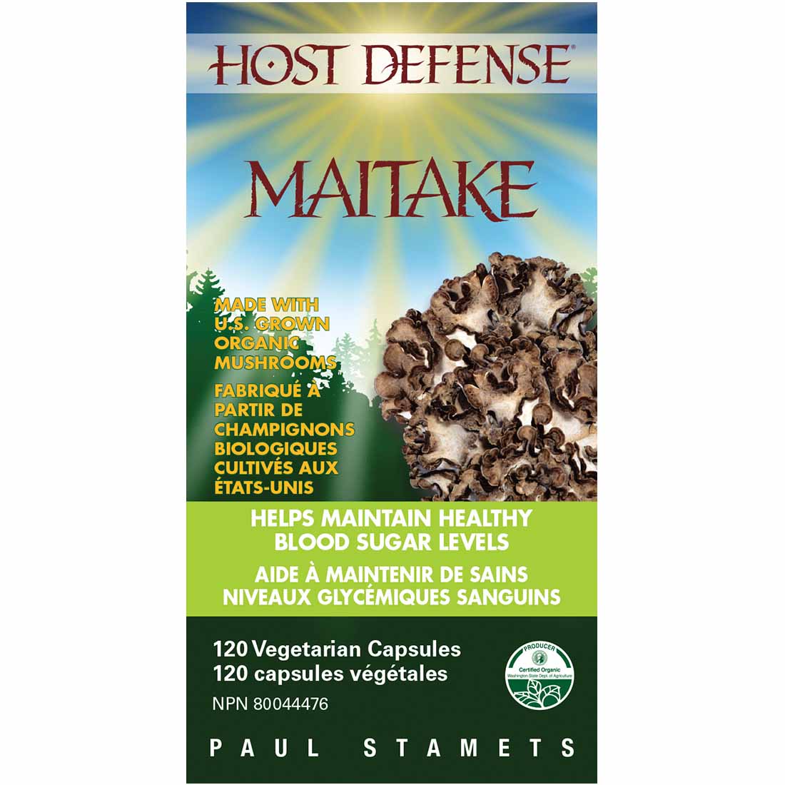 Host Defense Maitake, Maintains Healthy Blood Sugar Levels - Image 3