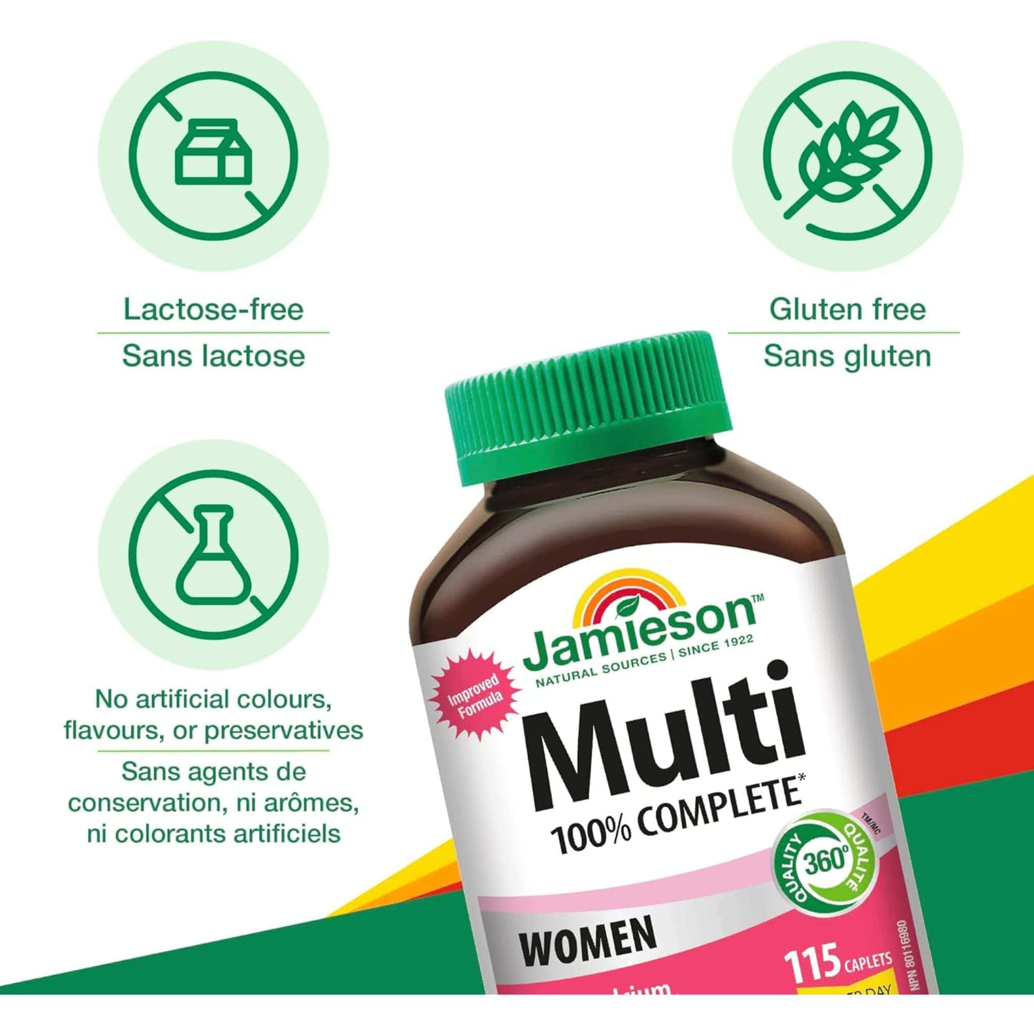 Jamieson 100% Complete Multivitamin Women's - Image 4