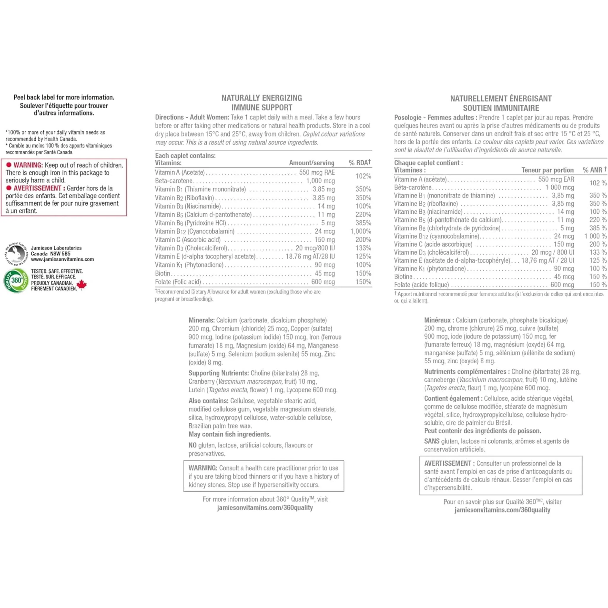 Jamieson 100% Complete Multivitamin Women's - Image 5