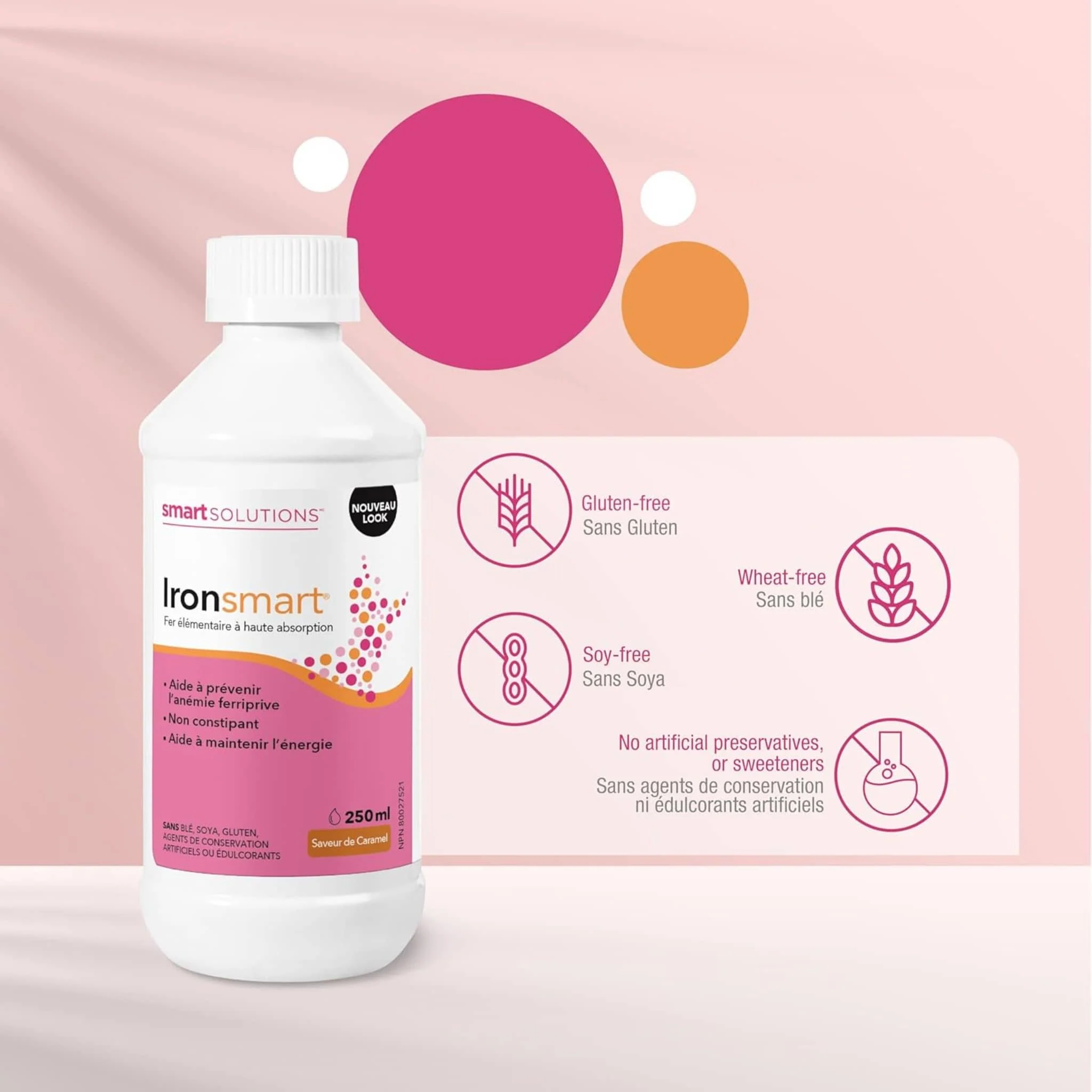 Smart Solutions Ironsmart Liquid Iron Supplement, Non-constipating, Delicious Flavour, 250ml - Image 5