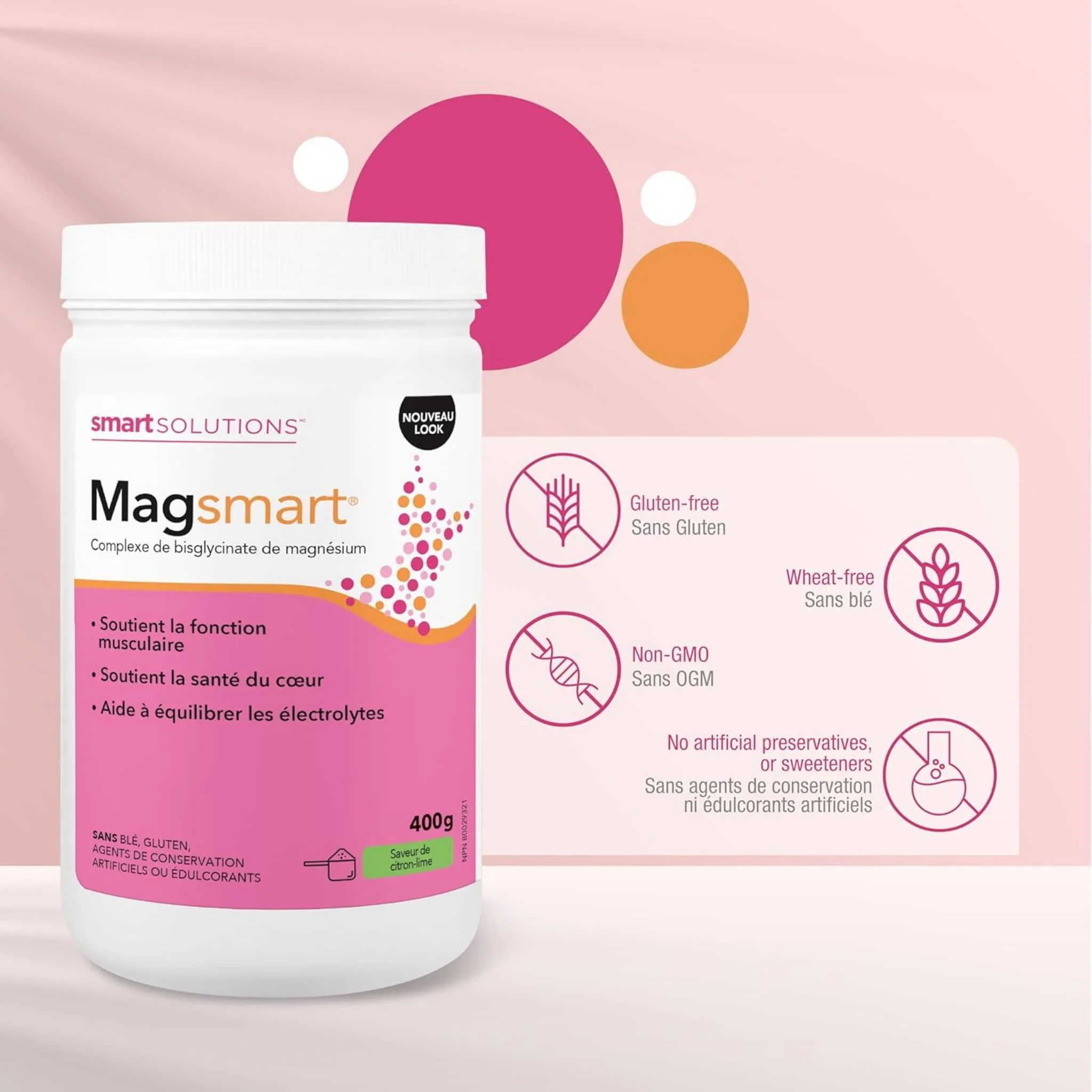 Smart Solutions Magsmart Powder, Magnesium Bisglycinate Powder (Formerly Lorna Vanderhaeghe Magsmart) - Image 4