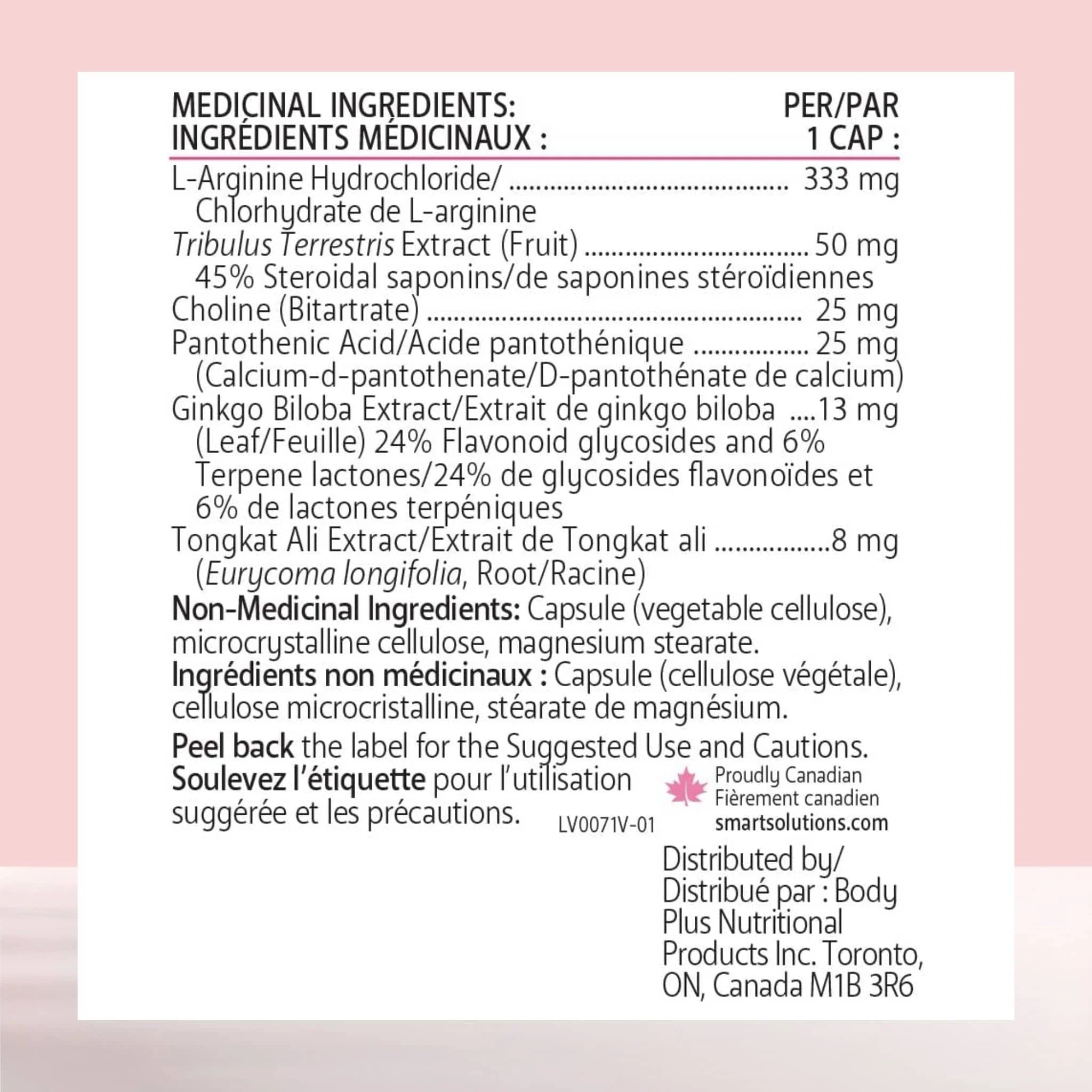 Smart Solutions Sexsmart, Sexual Support Complex (Formerly Lorna Vanderhaeghe Sexsmart), 90 Vegetarian Capsules - Image 3