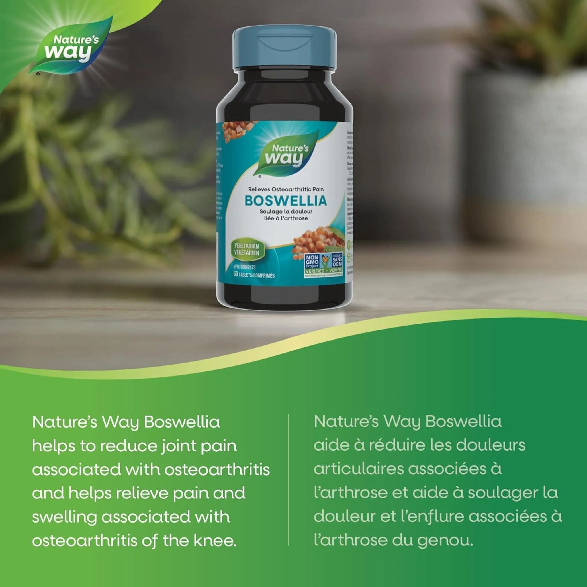 Nature's Way Boswellia Standardized Tablets, 65% Boswellic Acid, Non-GMO - Image 4