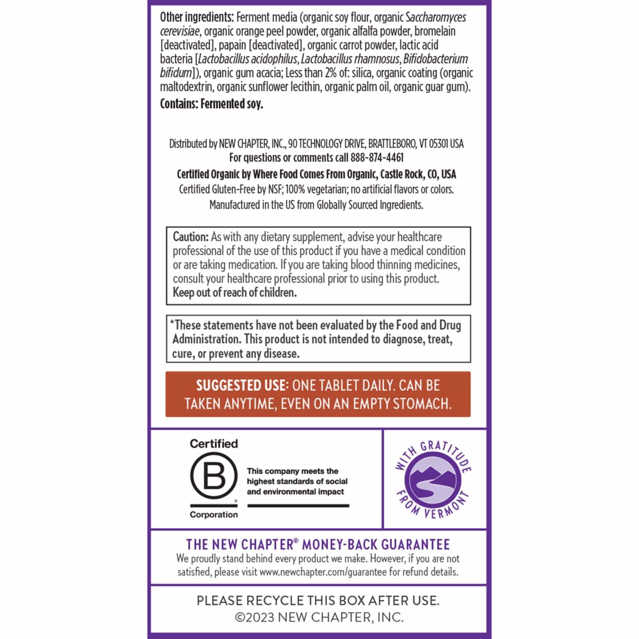 New Chapter Every Man's One Daily Multivitamin - Image 10