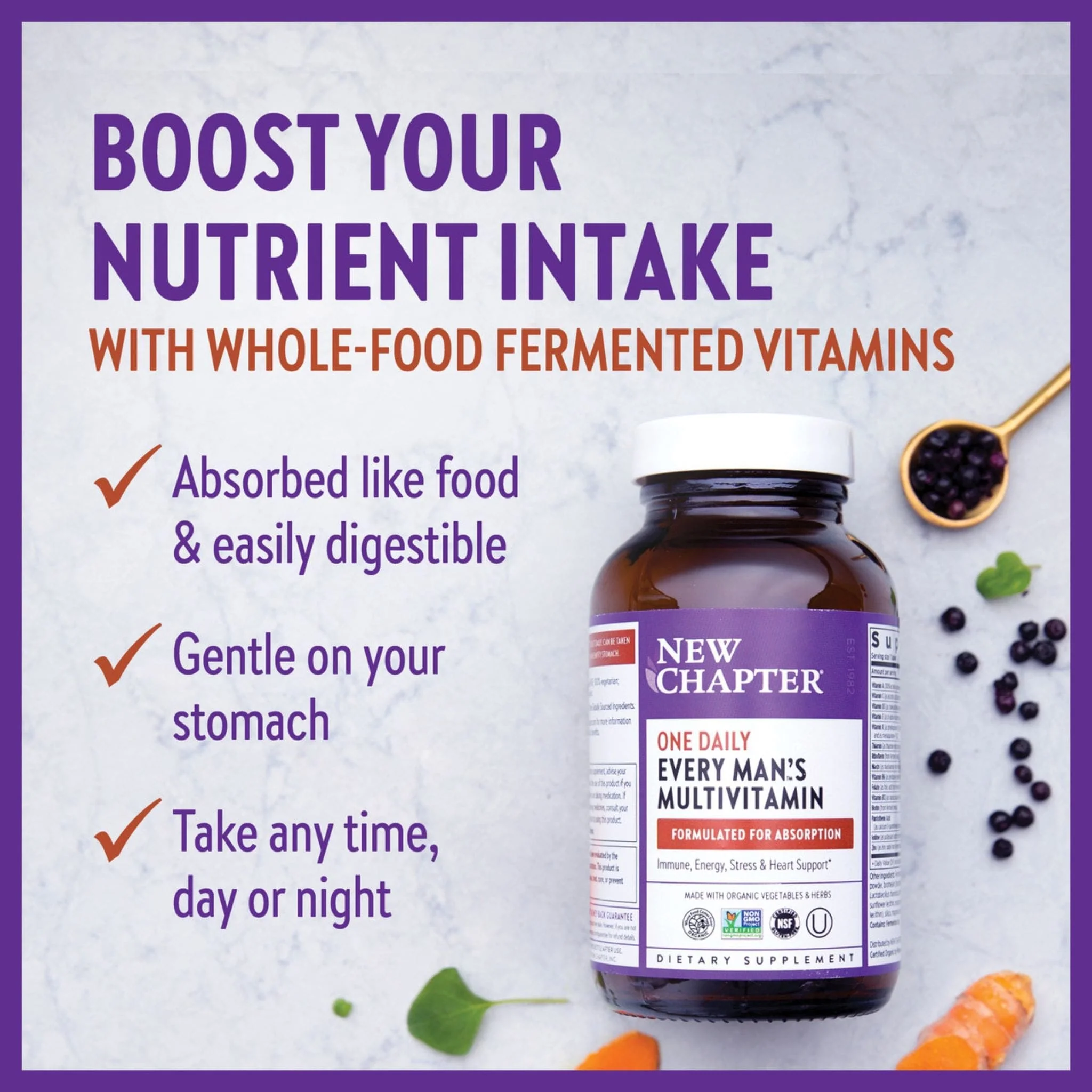 New Chapter Every Man's One Daily Multivitamin - Image 4