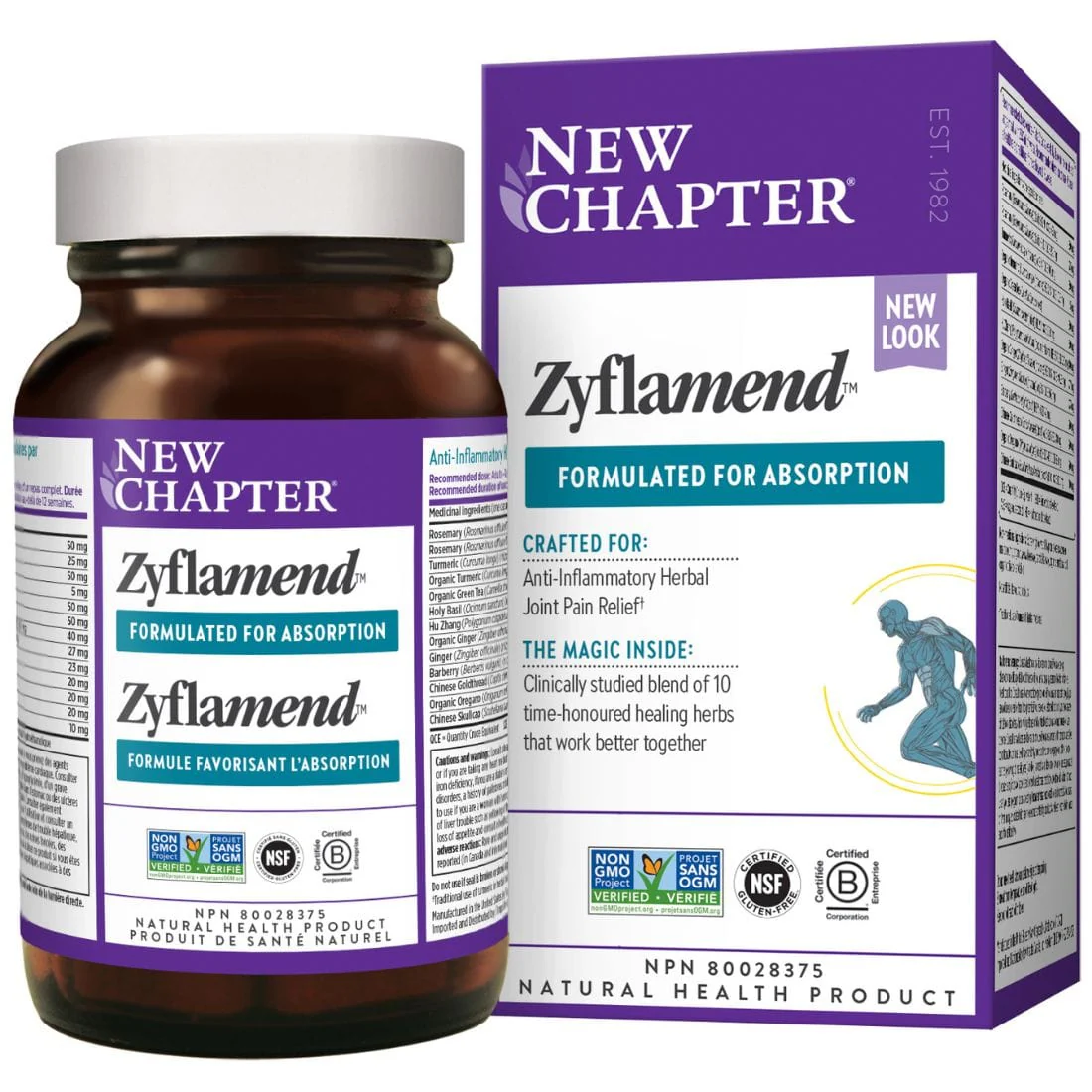 New Chapter Zyflamend (Herbal Joint Pain and Inflammation Reliever) - Image 3