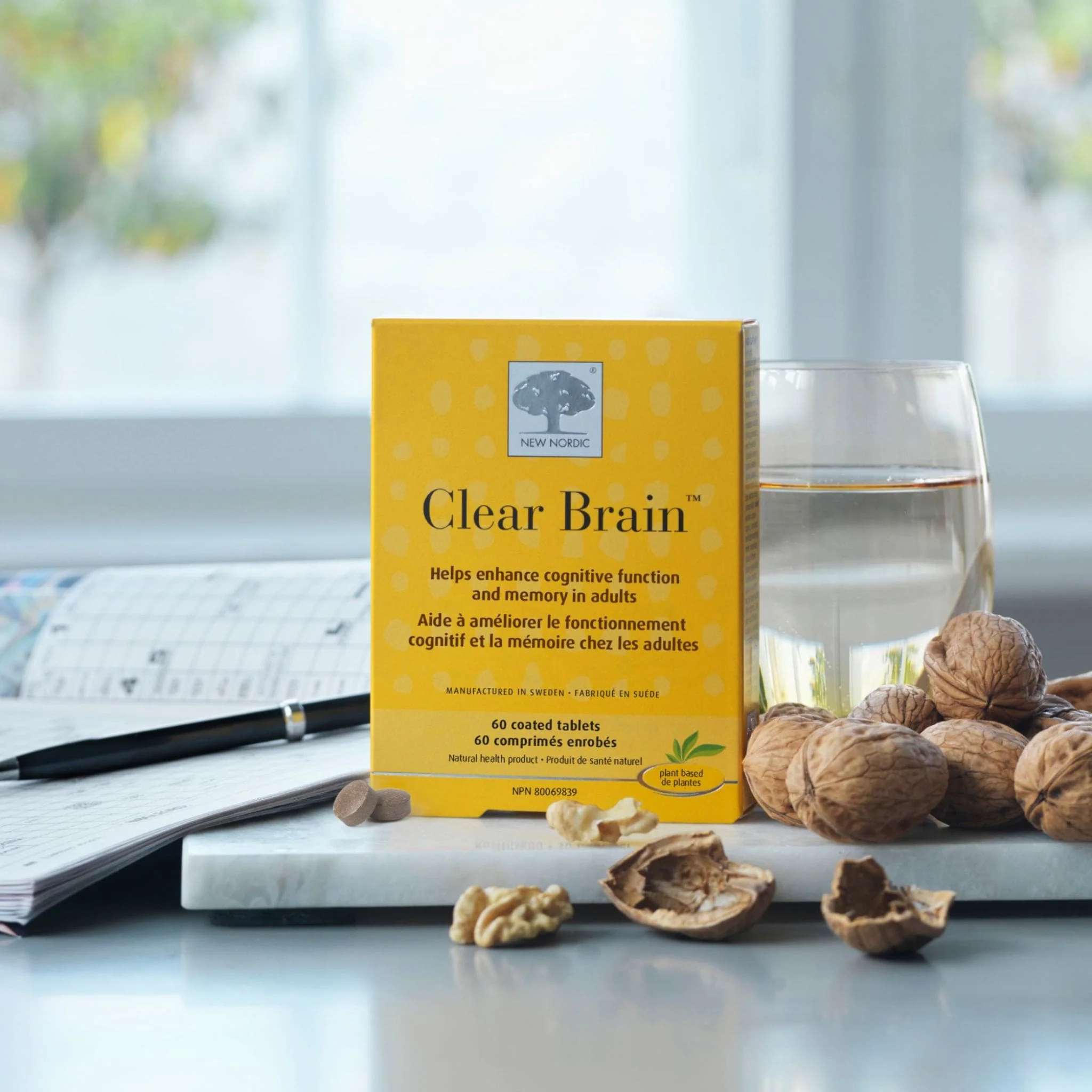 New Nordic Clear Brain, 60 Coated Tablets - Image 3