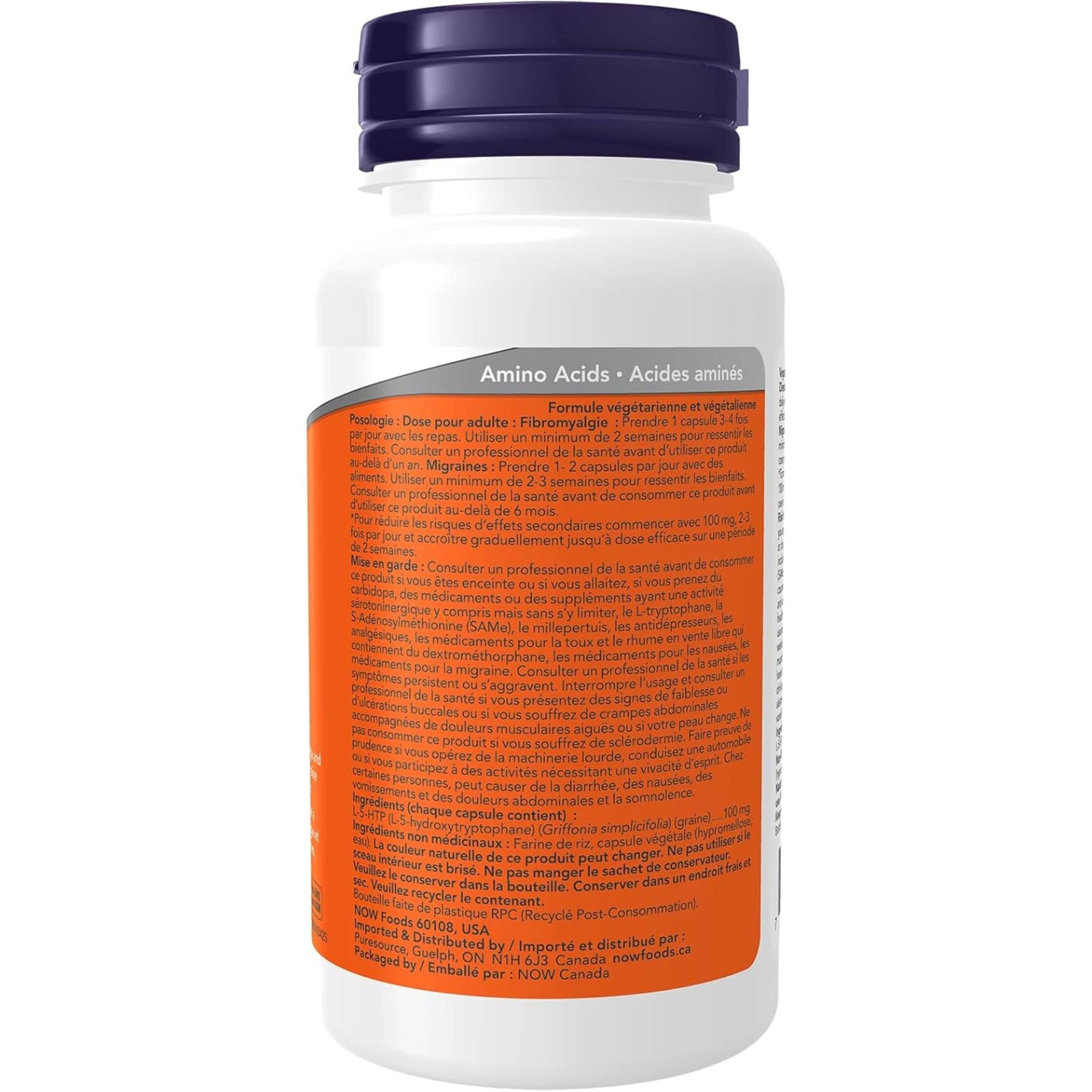 NOW 5-HTP 100mg - Image 3
