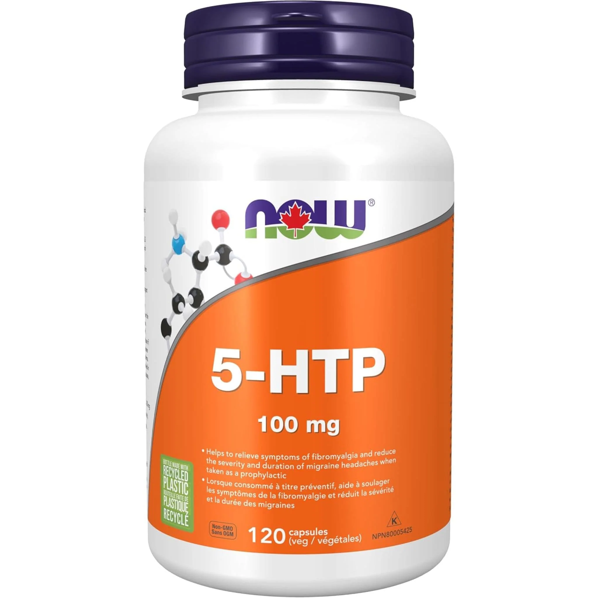 NOW 5-HTP 100mg - Image 5