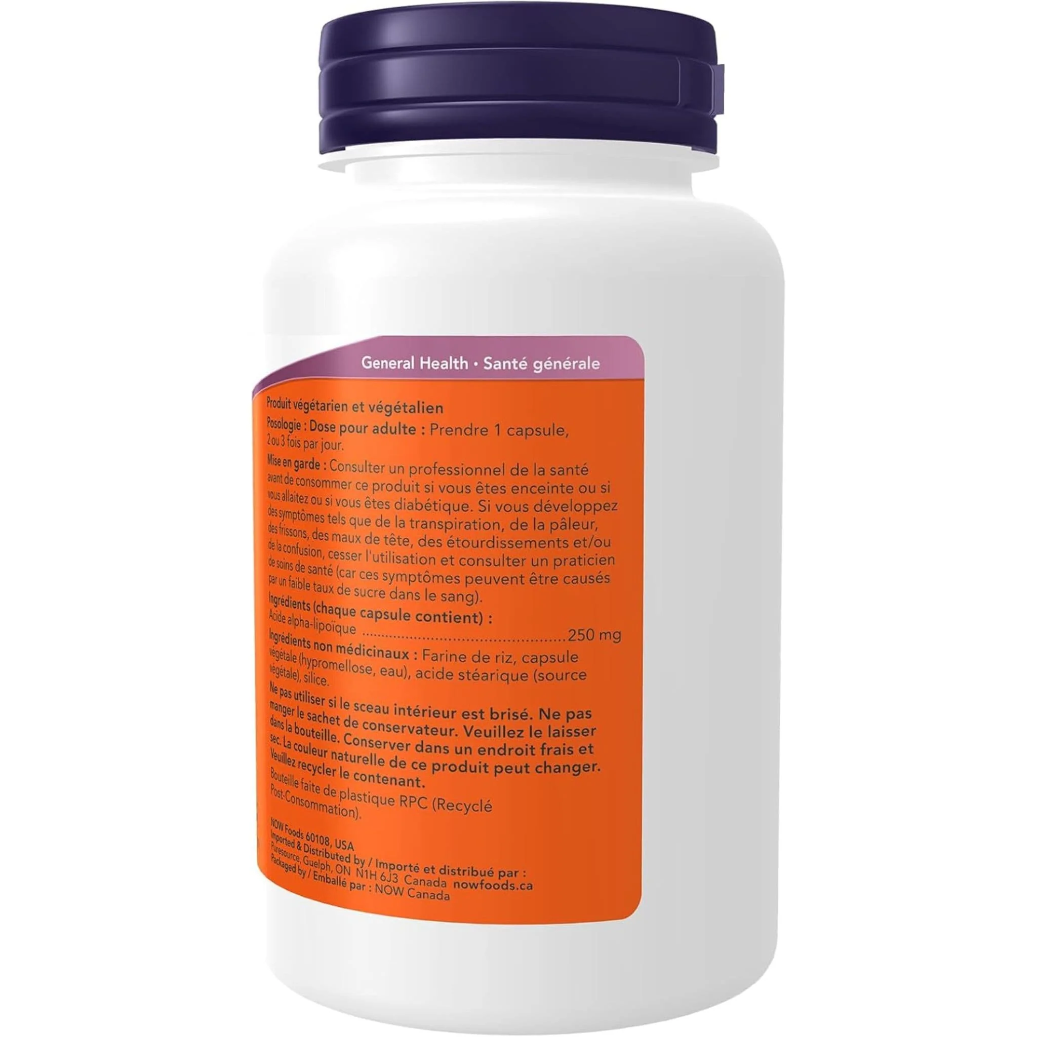 NOW Alpha Lipoic Acid, 250mg - Image 6