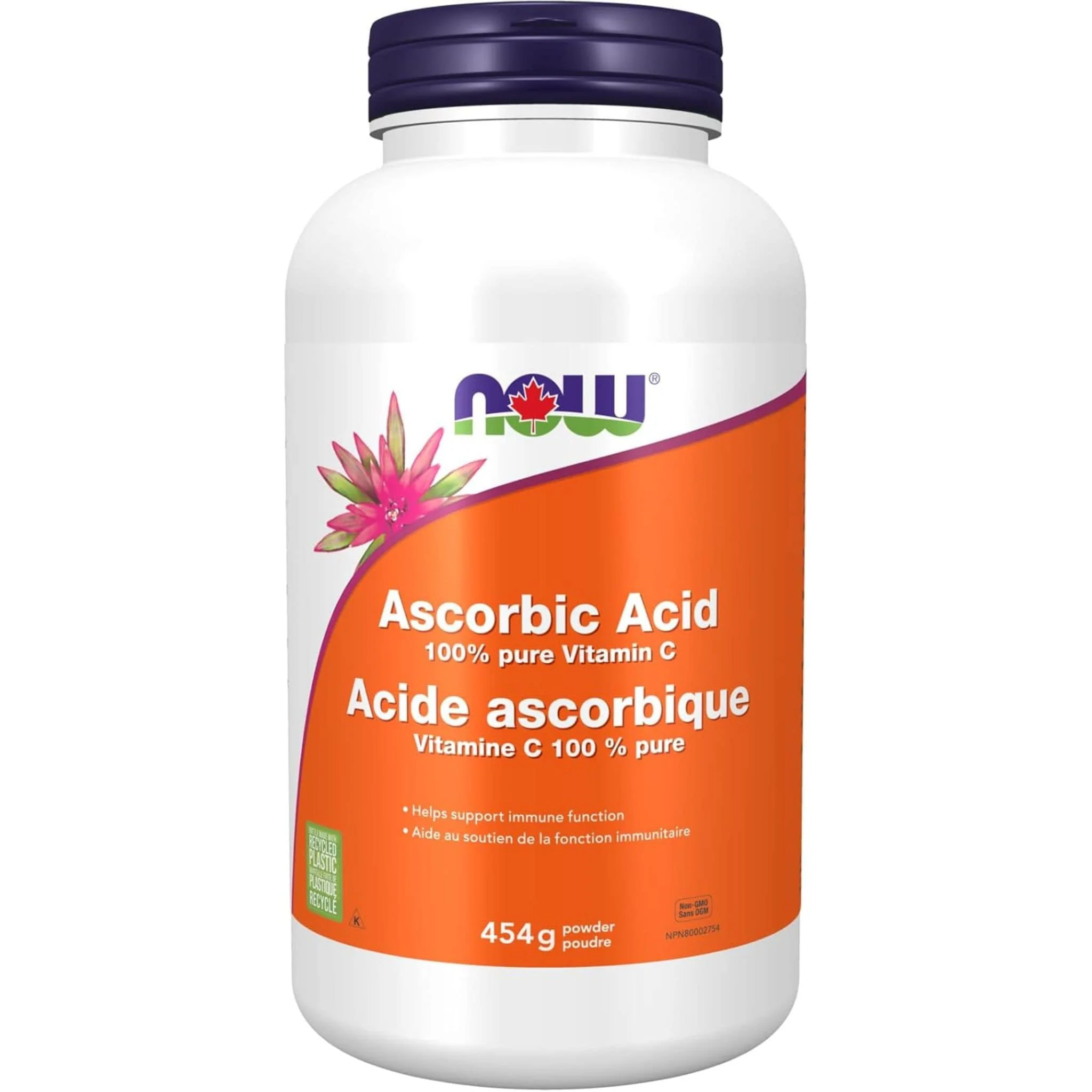 NOW Ascorbic Acid Powder, 100% Pure Vitamin C Powder, Pharmaceutical Grade, Unflavoured - Image 4