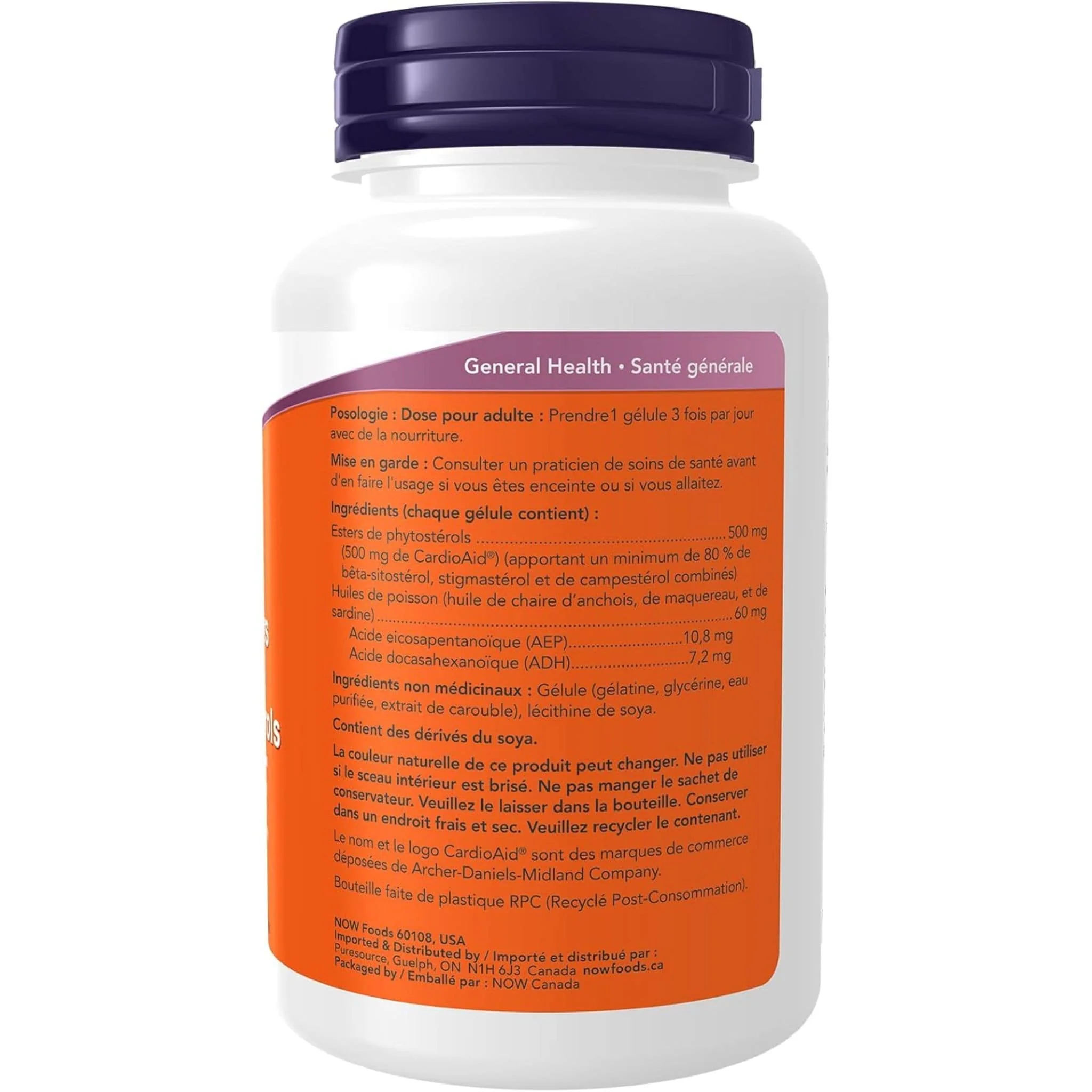 NOW Beta Sitosterol with Fish Oil, 90 Softgels - Image 3