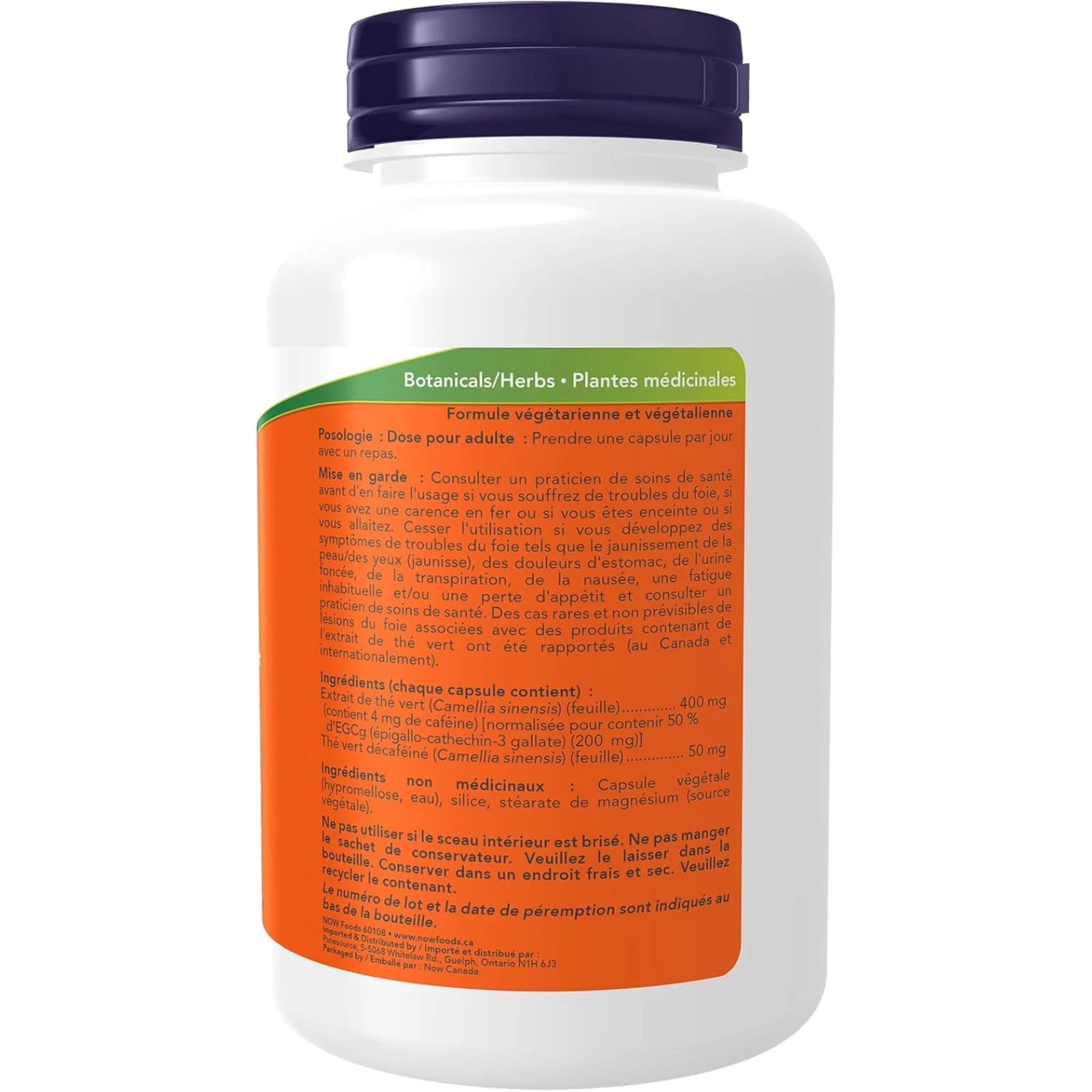 NOW EGCg Green Tea Extract 400mg Capsules - Image 6