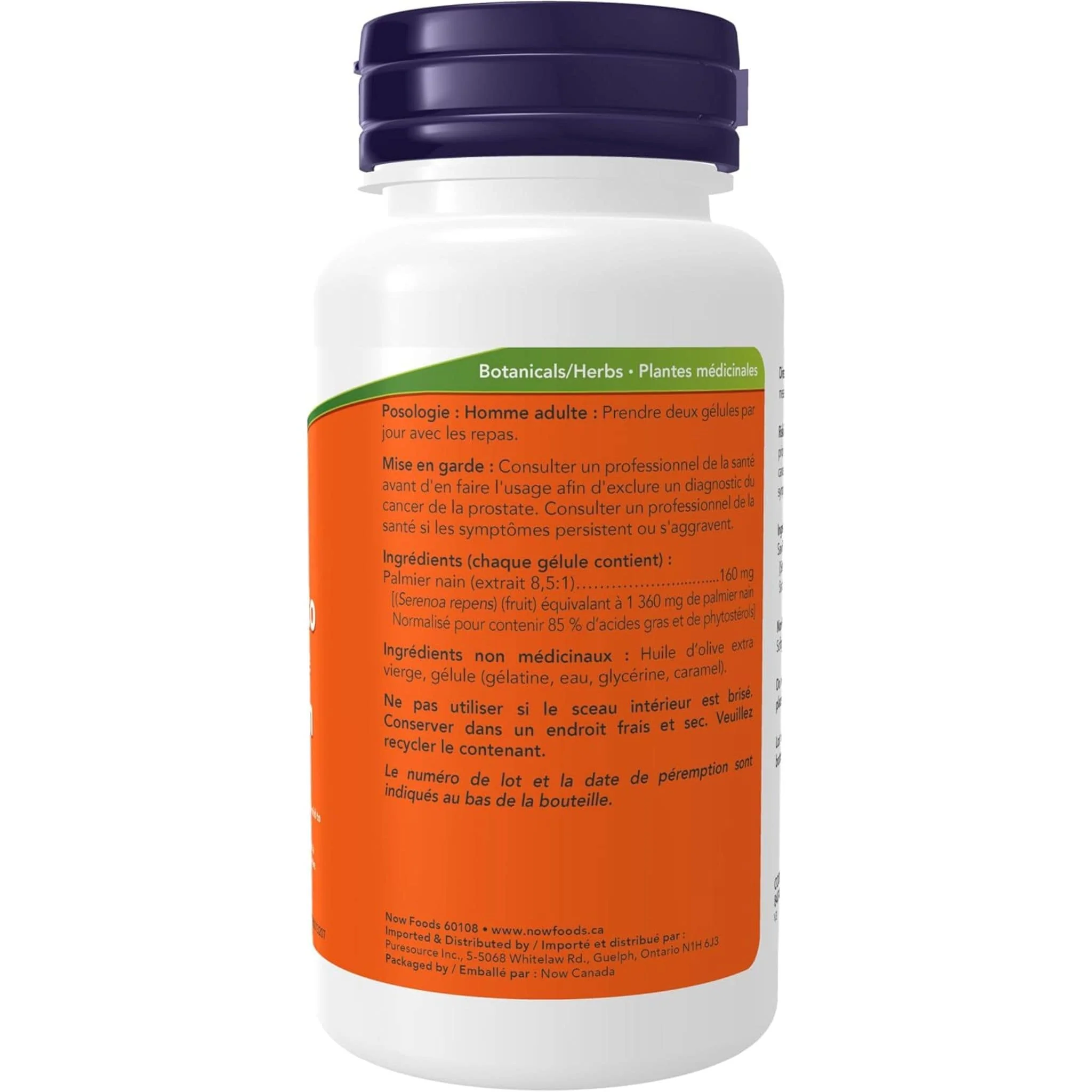 NOW Saw Palmetto, Standard Extract, 160mg - Image 7