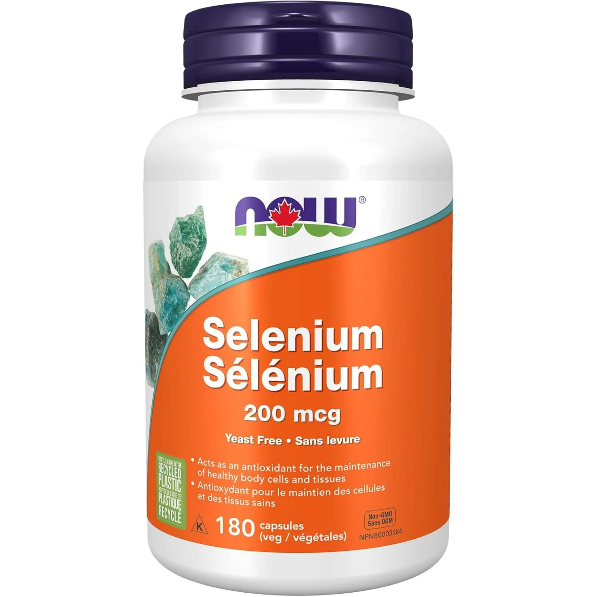 NOW Selenium 200mcg Capsules, Yeast-Free - Image 5