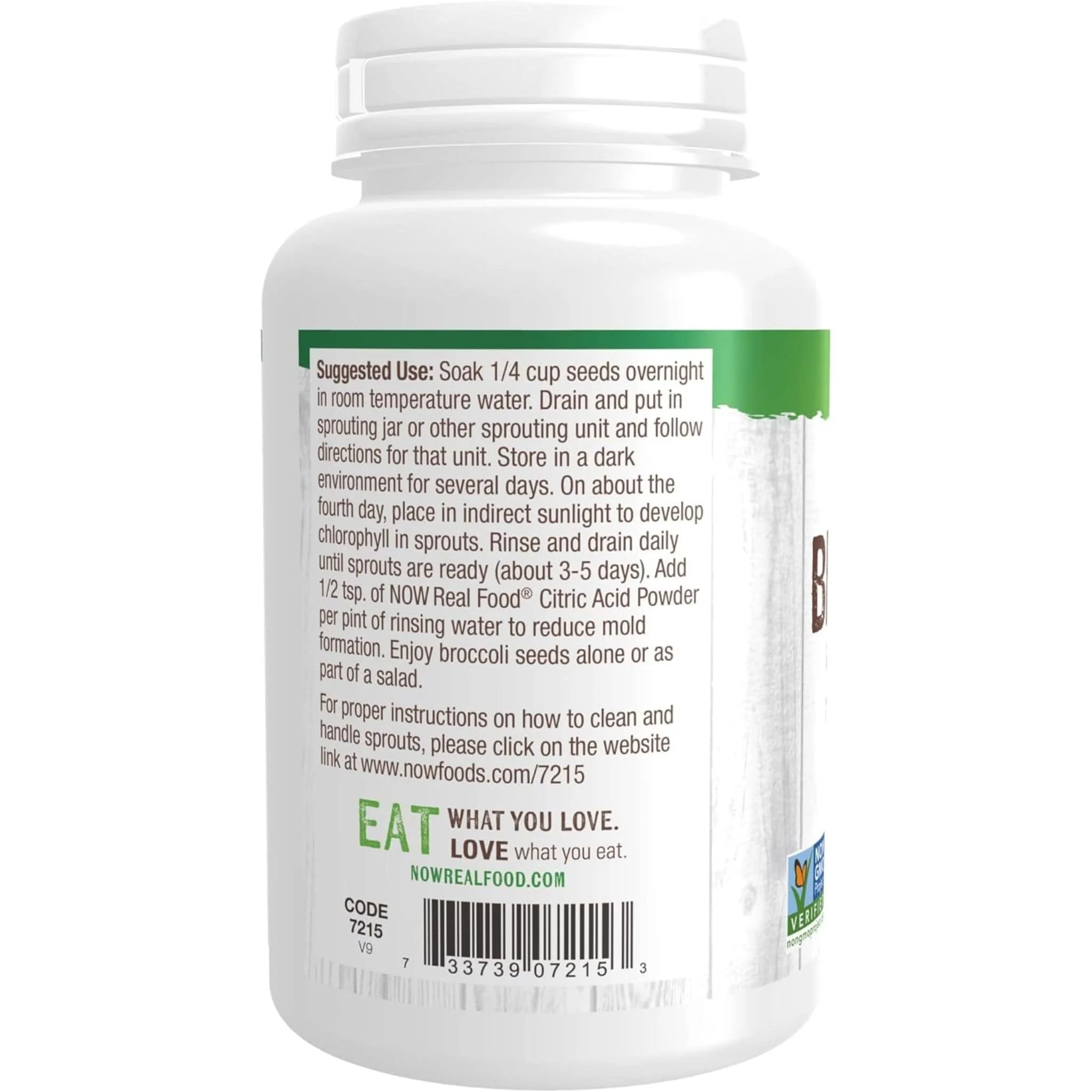 NOW Broccoli Seed for Sprouting, 113g - Image 4