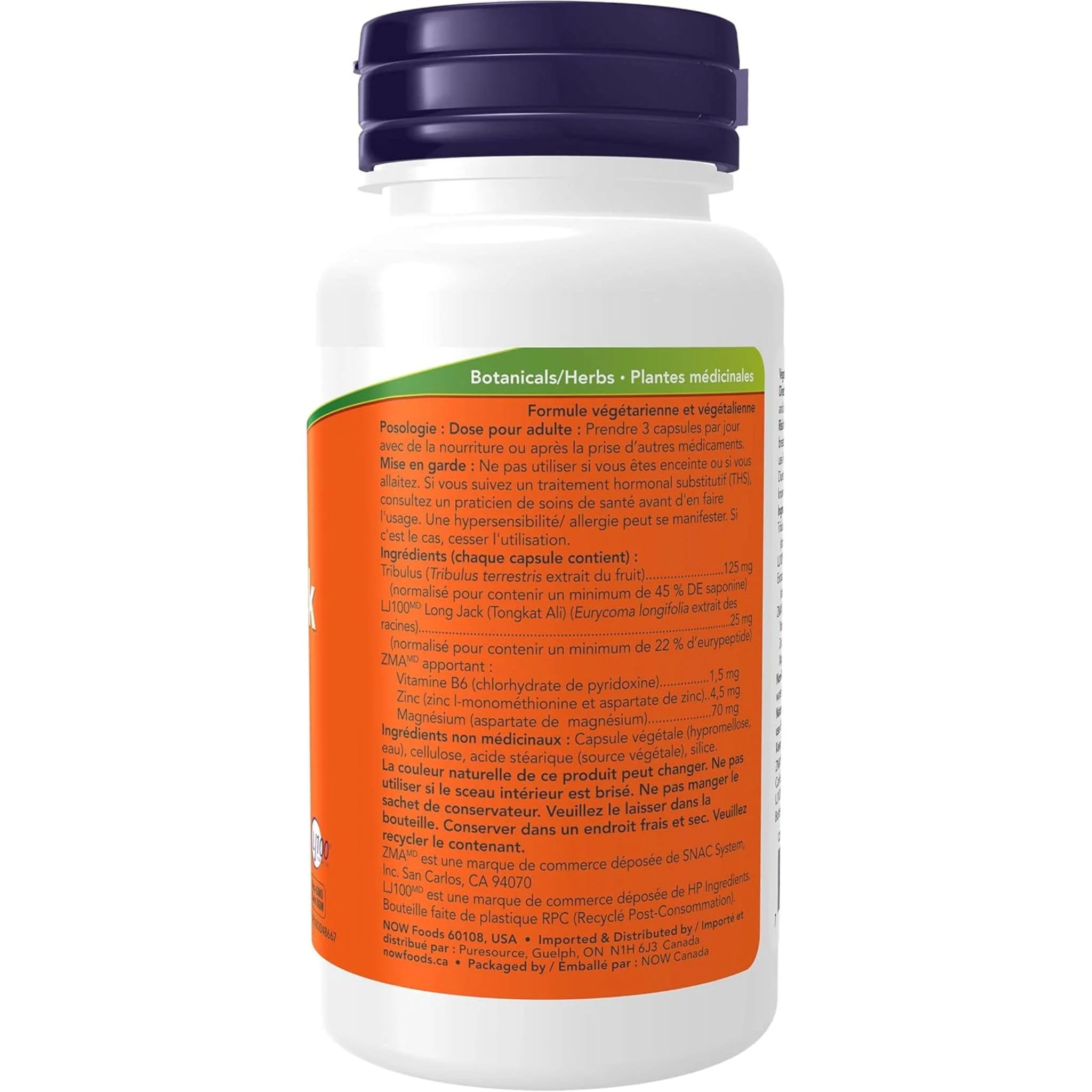 NOW TribuJack 100 with Longjack & ZMA (Male Performance Formula) - Image 4