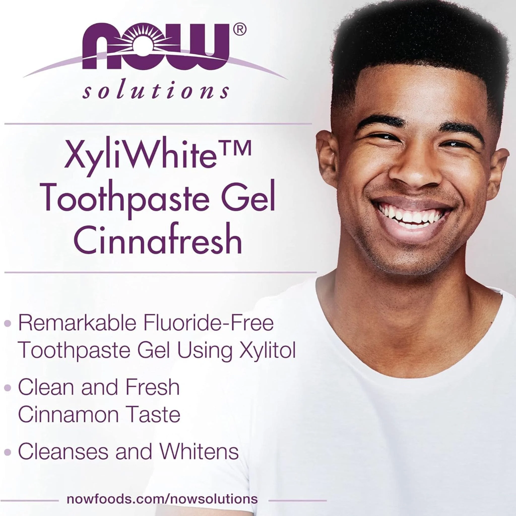 NOW XyliWhite Toothpaste Gel, 181g - Image 4