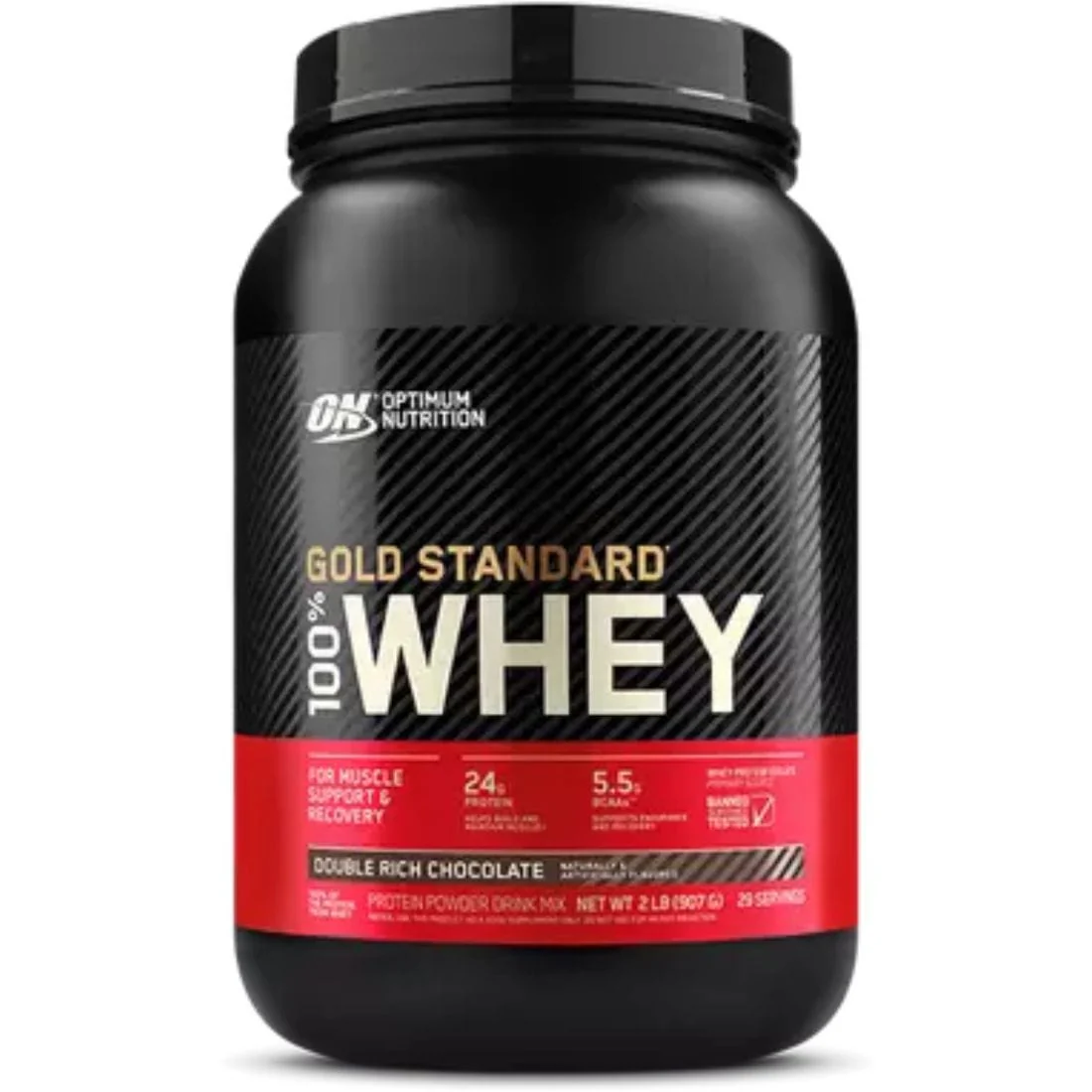 Optimum Gold Standard 100% Whey Protein, Gluten-Free, Banned Substance Tested - Image 11