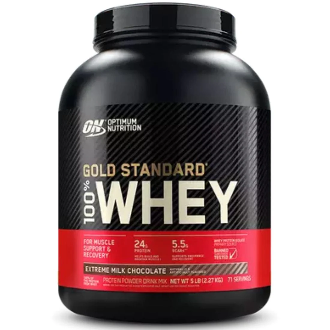 Optimum Gold Standard 100% Whey Protein, Gluten-Free, Banned Substance Tested - Image 14