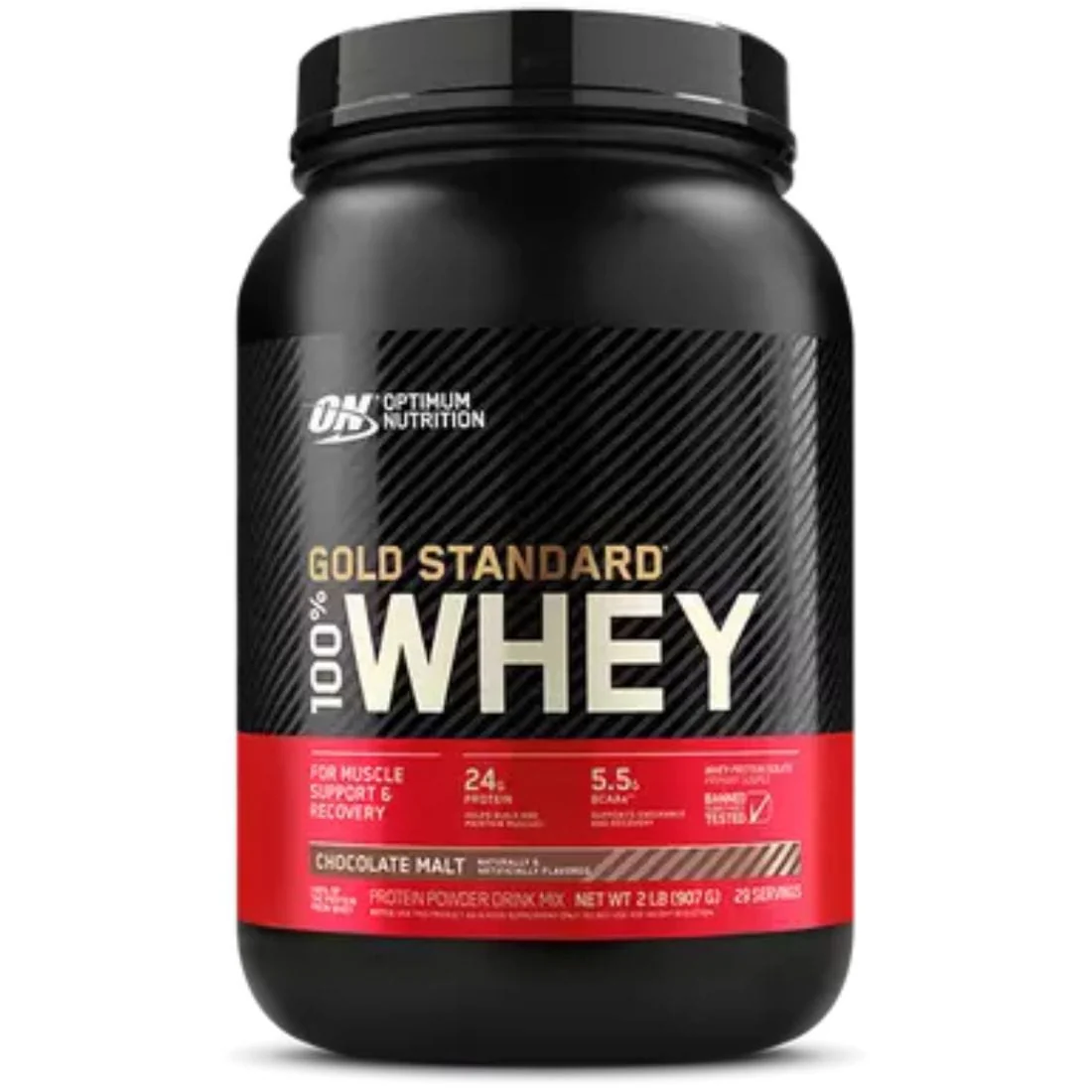 Optimum Gold Standard 100% Whey Protein, Gluten-Free, Banned Substance Tested - Image 4
