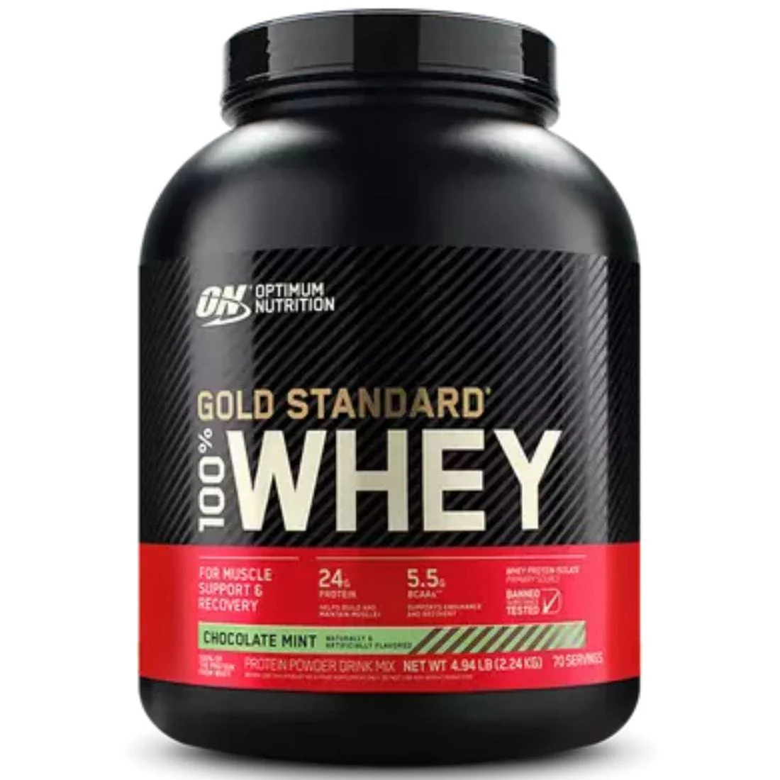 Optimum Gold Standard 100% Whey Protein, Gluten-Free, Banned Substance Tested - Image 7