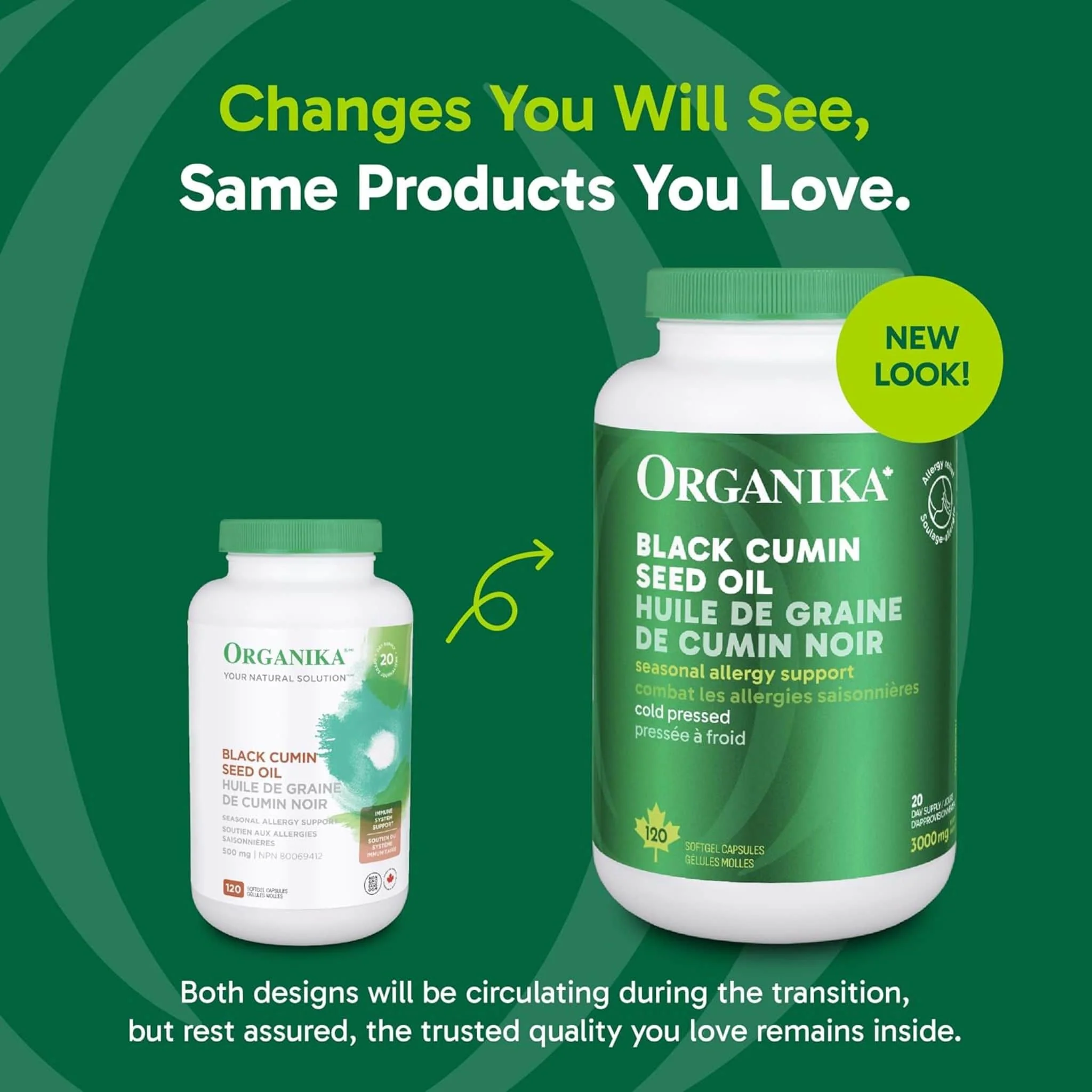 Organika Black Cumin Seed Oil 500mg, Seasonal Allergy Support - Image 6