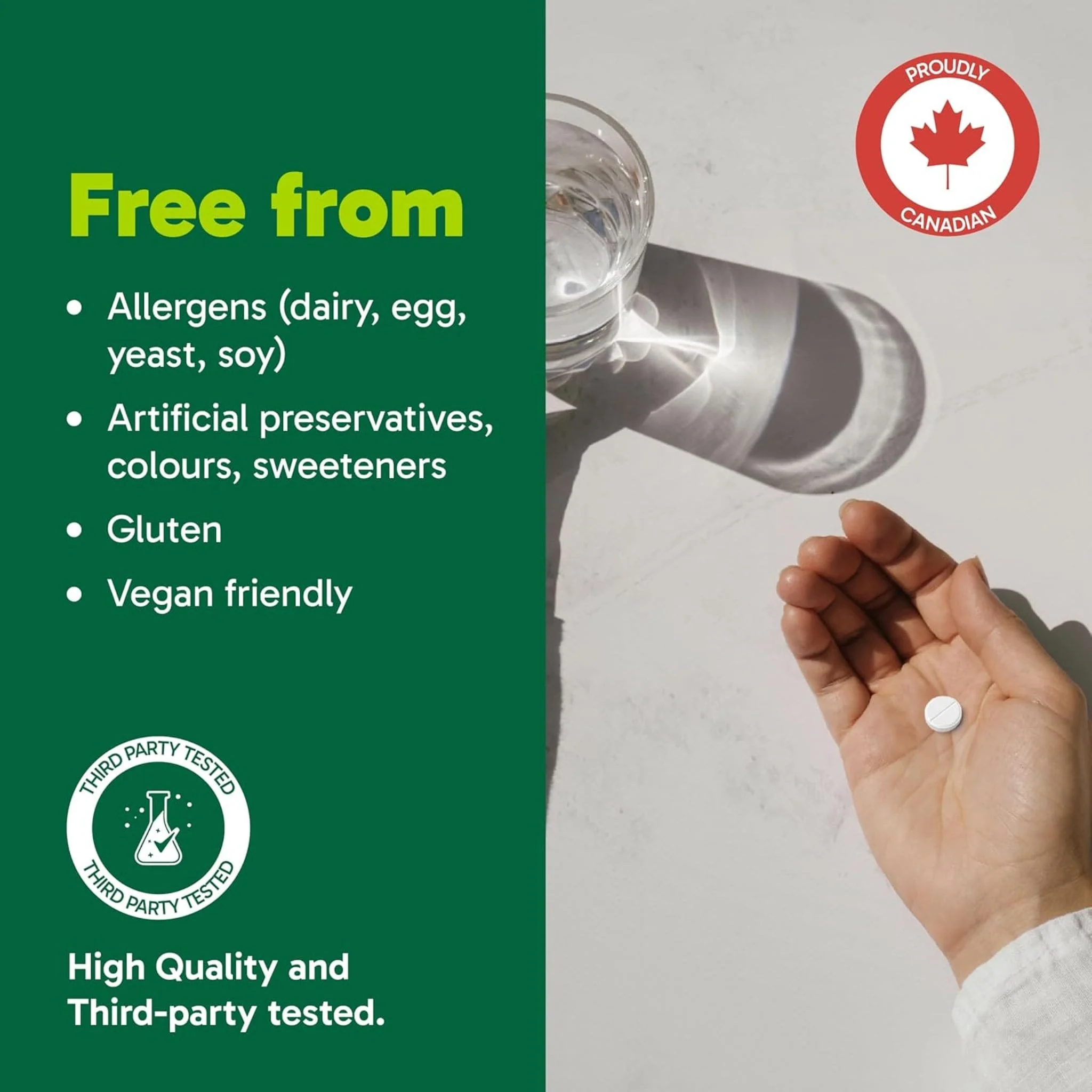 Organika Chelated Zinc 50mg, 45 Tablets - Image 9