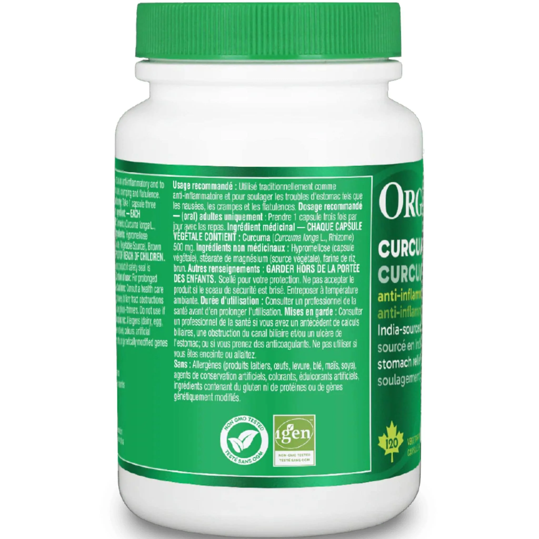 Organika Curcumin 500mg (Anti-inflammatory) - Image 10