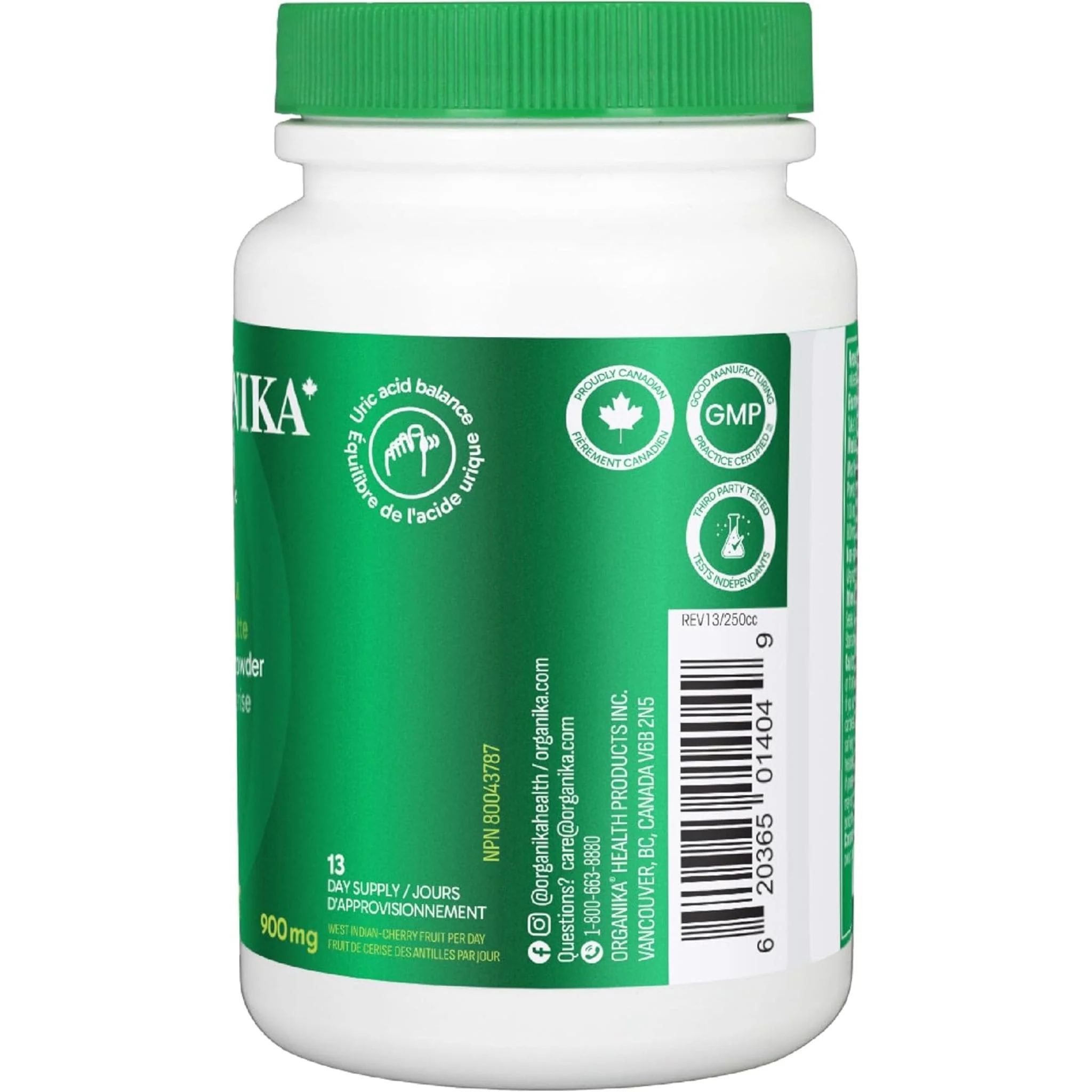 Organika Goutrin for Gout Pain Relief, 120 Vegetarian Capsules - Image 3