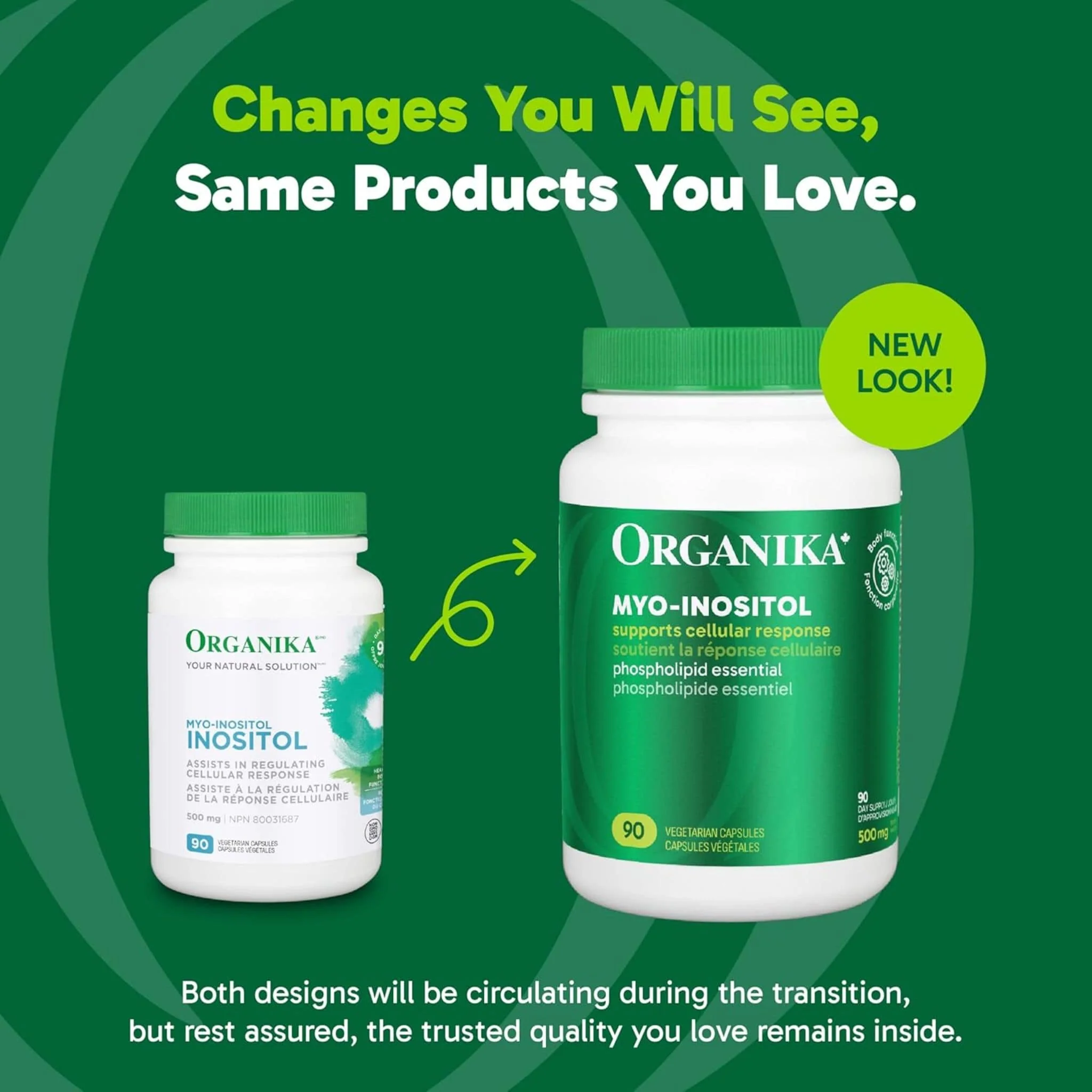 Organika Inositol 500mg, Myo-Inositol, 90 Vegetarian Capsules - Image 8
