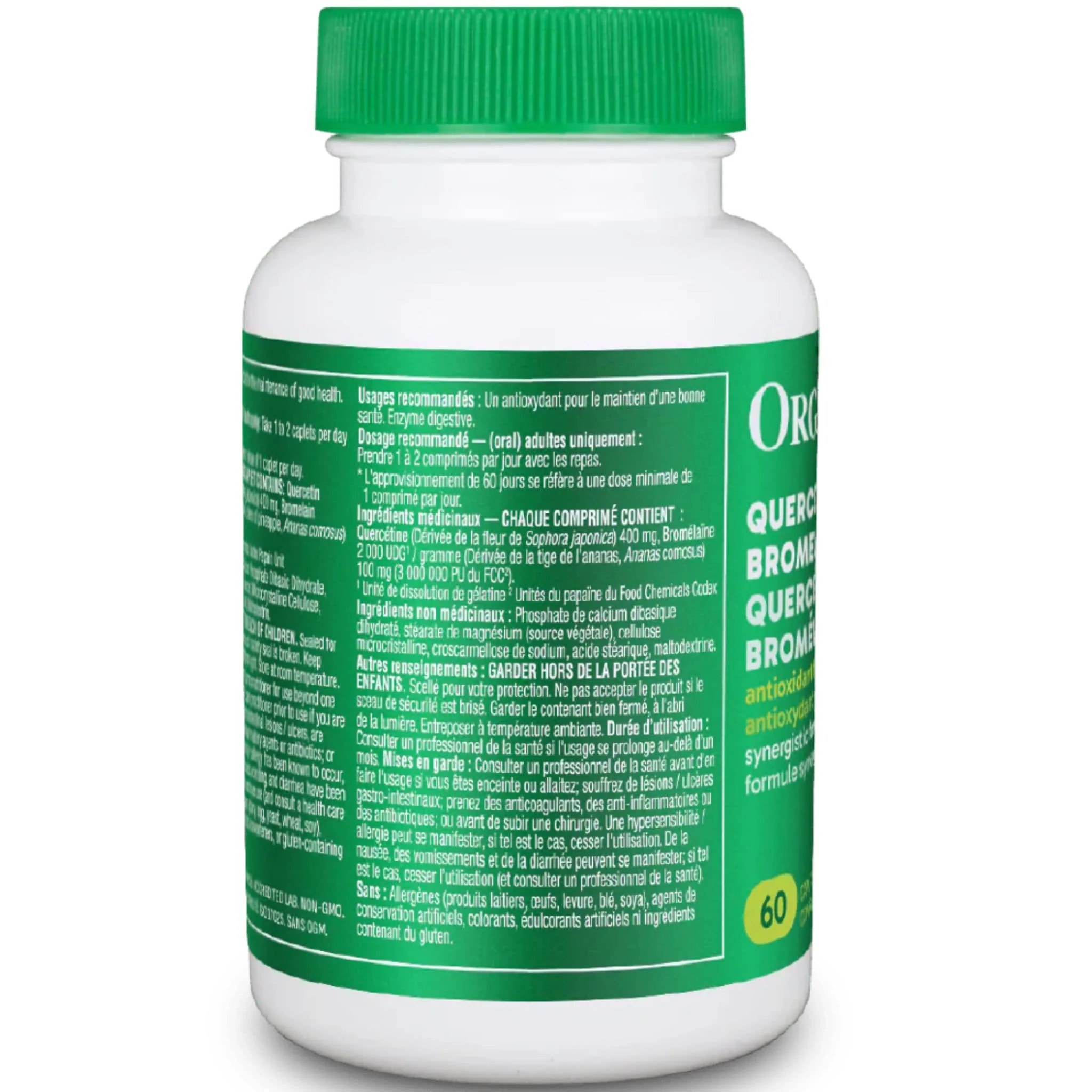 Organika Quercetin With Bromelain 500mg - Image 3