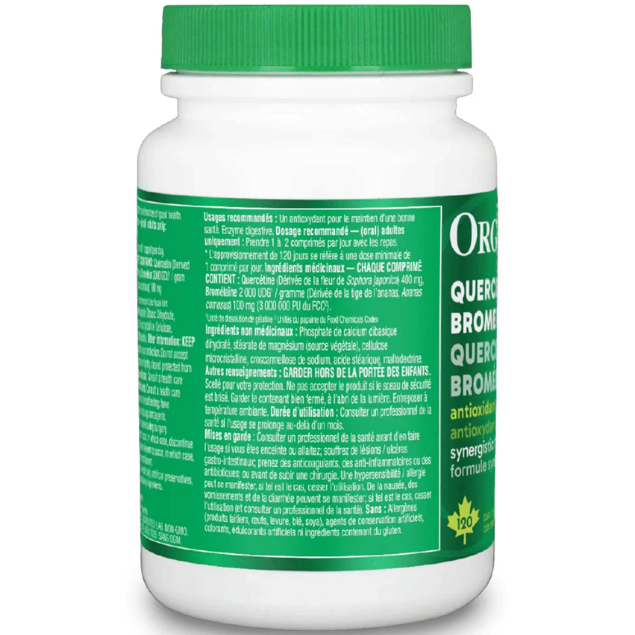 Organika Quercetin With Bromelain 500mg - Image 8