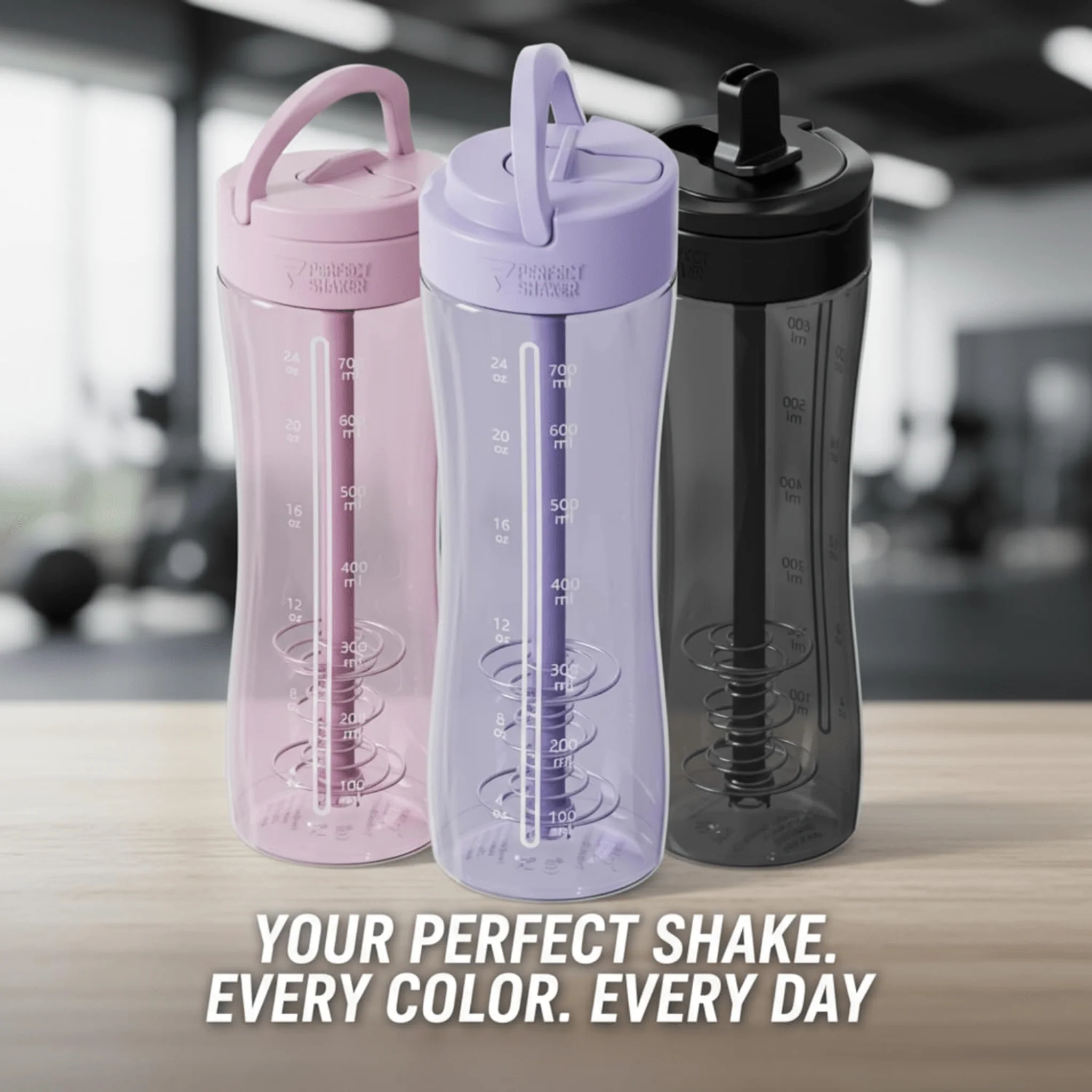 PerfectShaker LUMA Shaker Cup with Built In Straw, Ultra Premium Tritan Plastic, Leak-Proof, Shatter-Proof and Odor Resistant, 828ml - Image 5