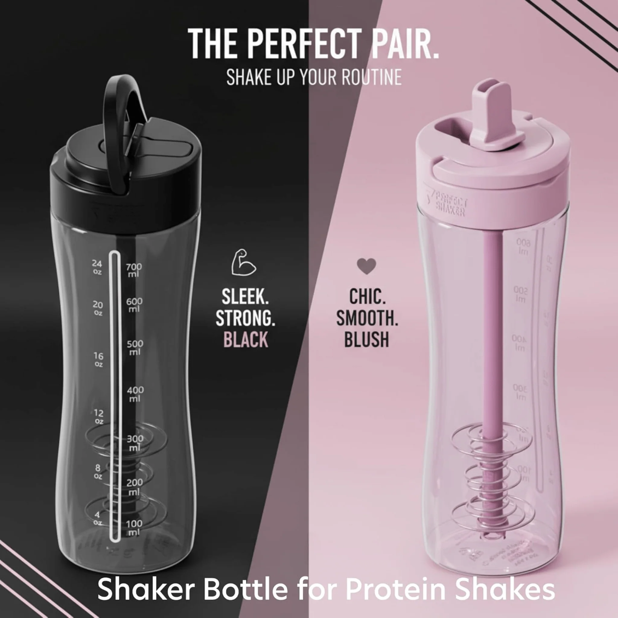 PerfectShaker LUMA Shaker Cup with Built In Straw, Ultra Premium Tritan Plastic, Leak-Proof, Shatter-Proof and Odor Resistant, 828ml - Image 7