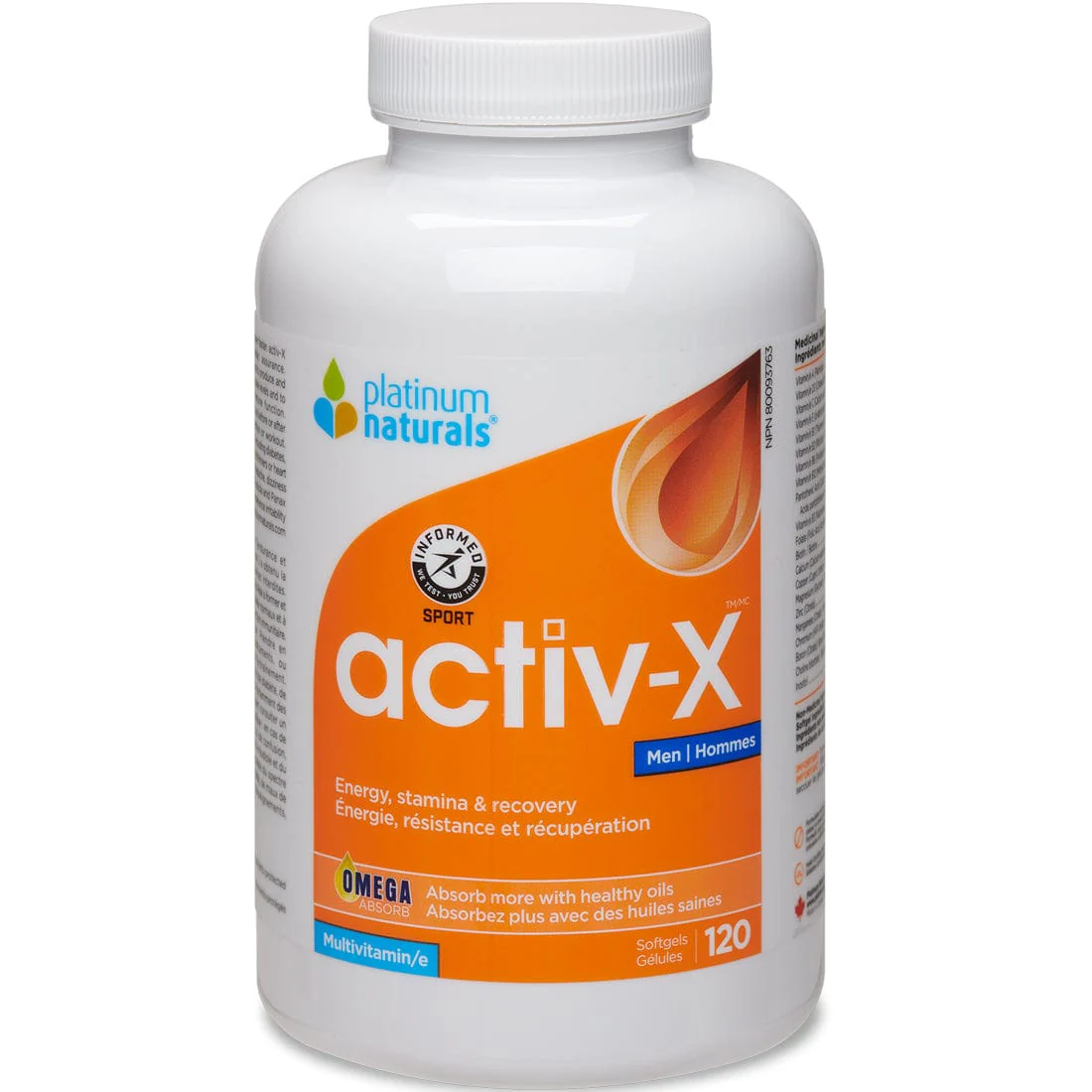 Platinum Naturals Activ-X Multivitamin for Men - Image 3