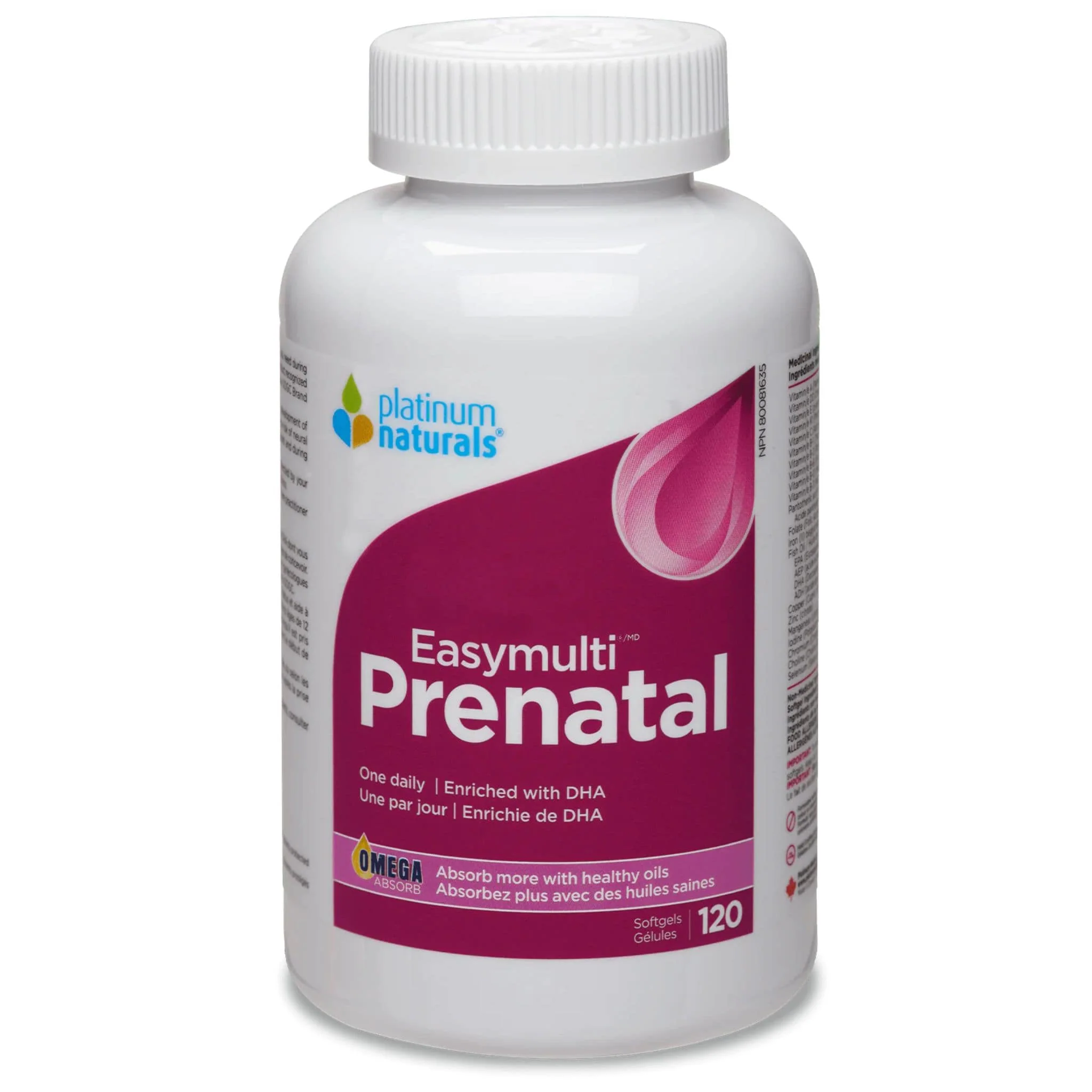 Platinum Naturals Easymulti Prenatal Multivitamin Softgels - Image 3