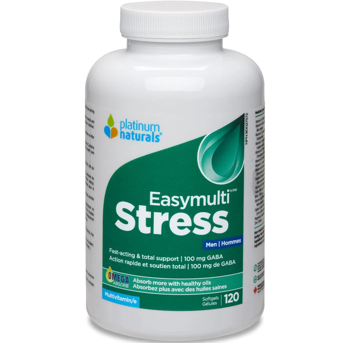 Platinum Naturals Easymulti Stress Men (Fast Acting Multivitamin for Stress) - Image 3