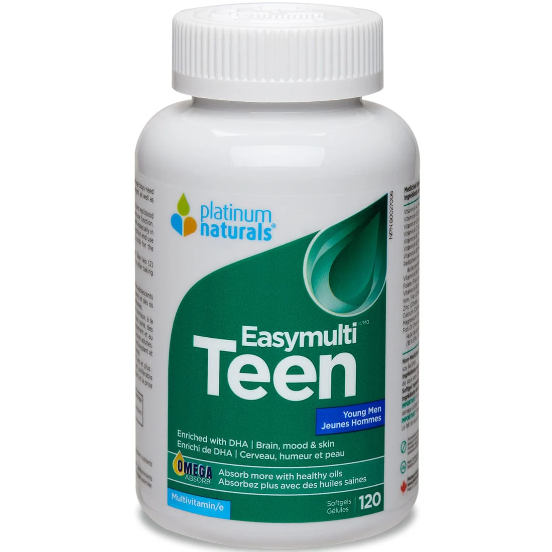 Platinum Naturals Easymulti Teen Young Men (Multivitamin for Teen Young Men) - Image 3