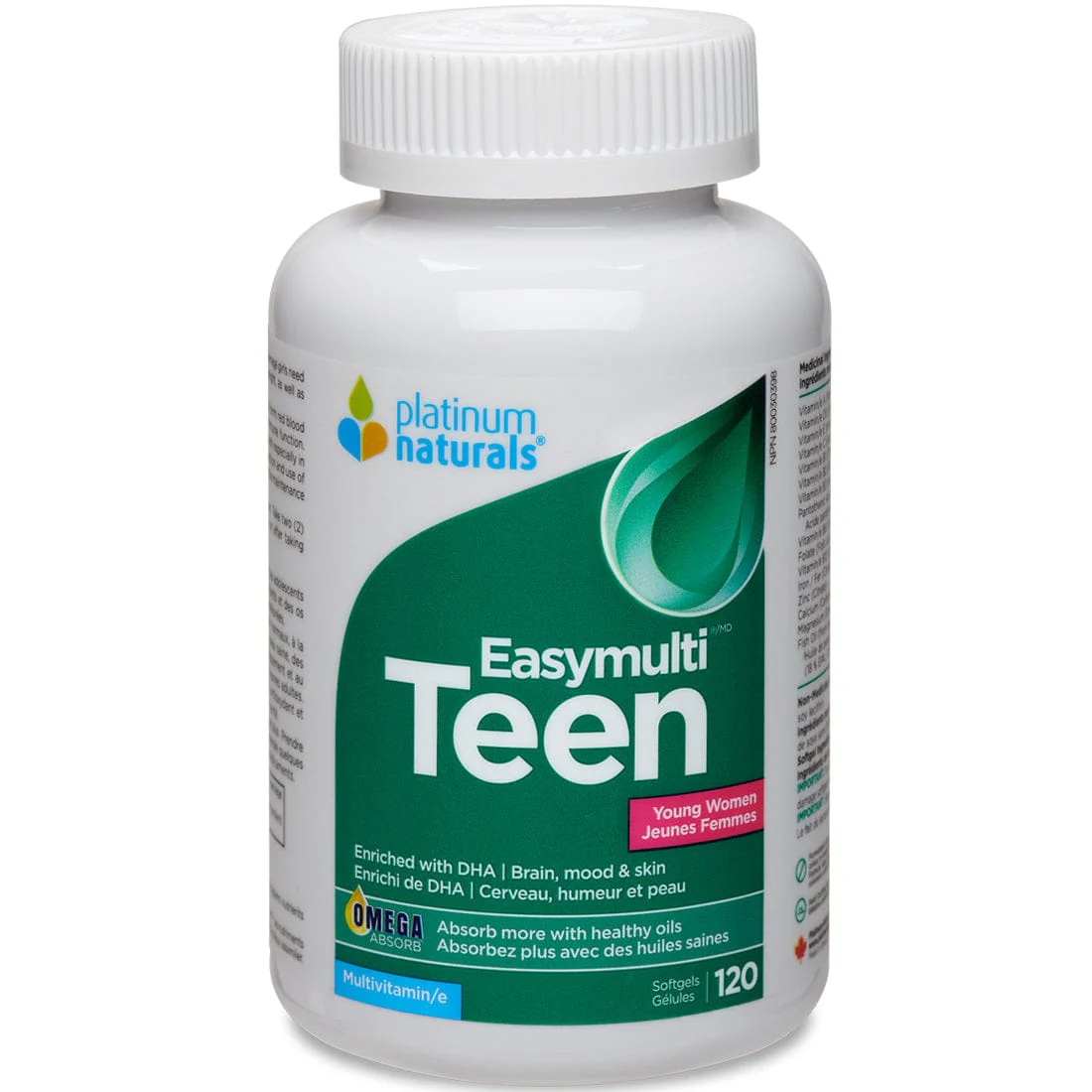 Platinum Naturals Easymulti Teen Young Women (Multivitamin for Teen Girls) - Image 3