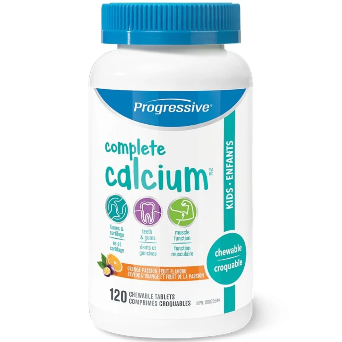 Progressive Complete Chewable Calcium For Kids with Greens, Magnesium, D3 and DHA - Image 3