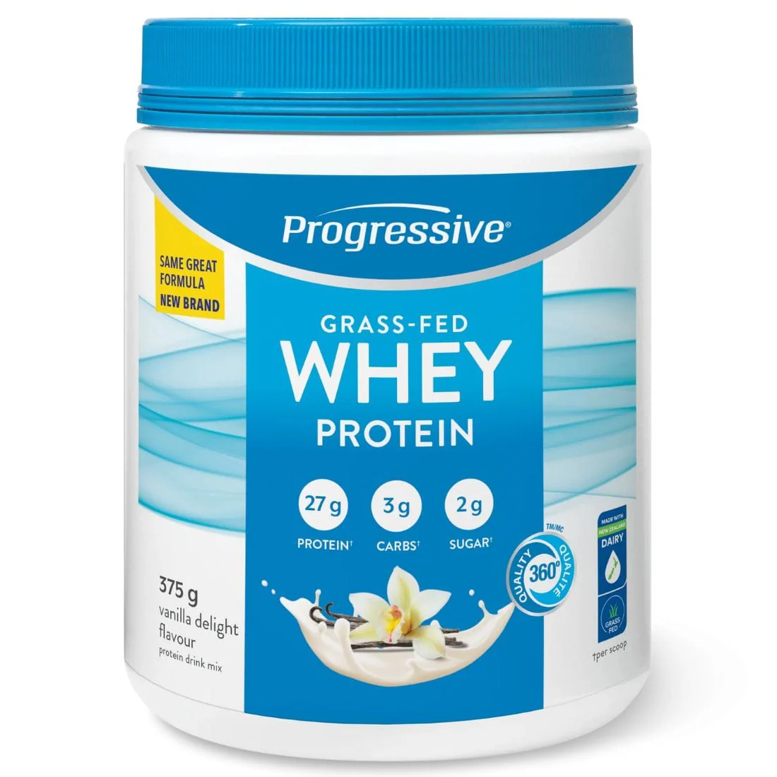 Progressive Grass Fed Whey Protein, 100% New Zealand Whey, Gluten Free Whey Protein Powder - Image 3