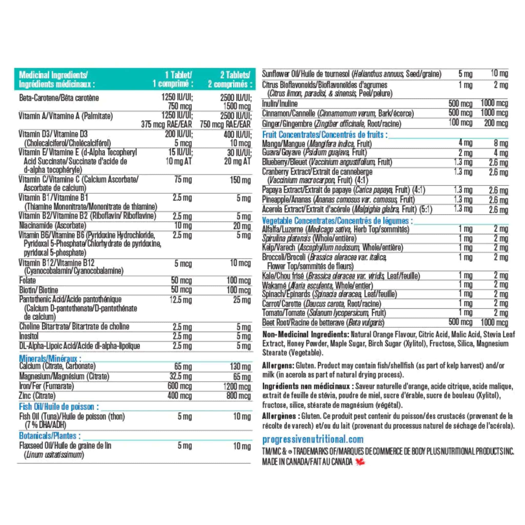 Progressive Kids Multivitamins, 100% Complete, Delicious Orange Chewable Tablets - Image 3